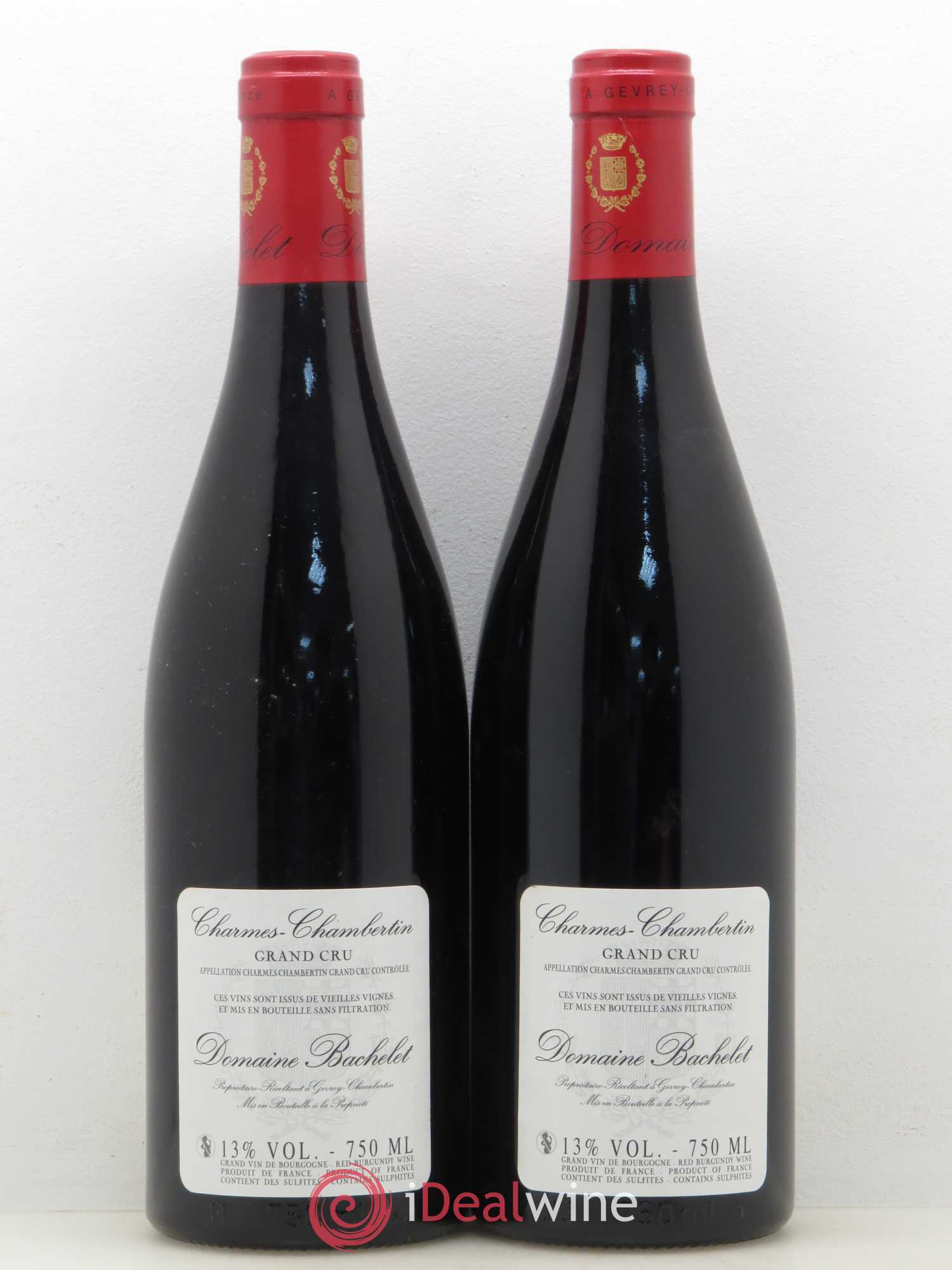 Charmes-Chambertin Grand Cru Vieilles Vignes Denis Bachelet (Domaine) Vieilles Vignes 2009 - Lot de 2 bouteilles - 1
