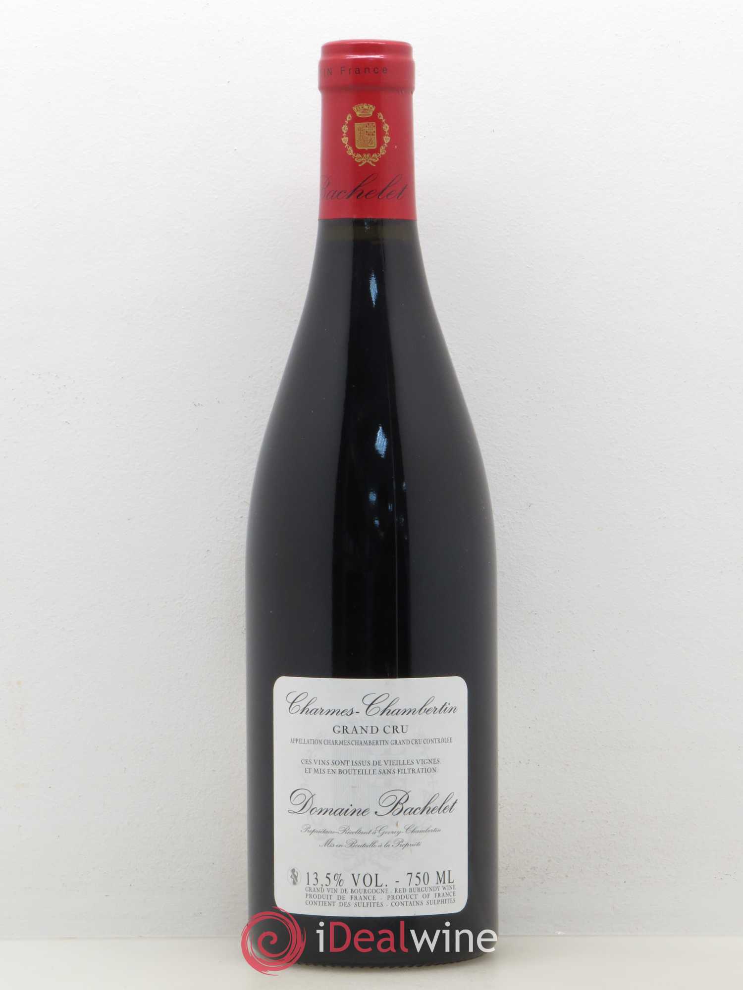 Charmes-Chambertin Grand Cru Vieilles Vignes Denis Bachelet (Domaine) Vieilles Vignes 2010 - Lot de 1 bouteille - 1
