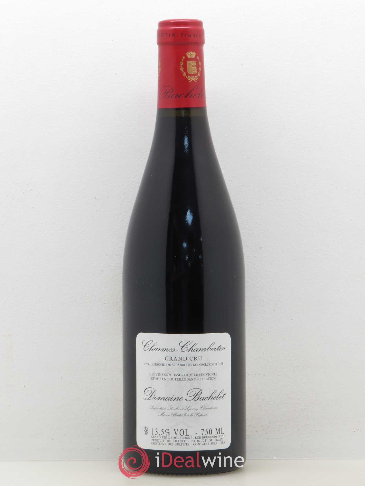 Charmes-Chambertin Grand Cru Vieilles Vignes Denis Bachelet (Domaine) Vieilles Vignes 2010 - Lot de 1 bouteille - 1