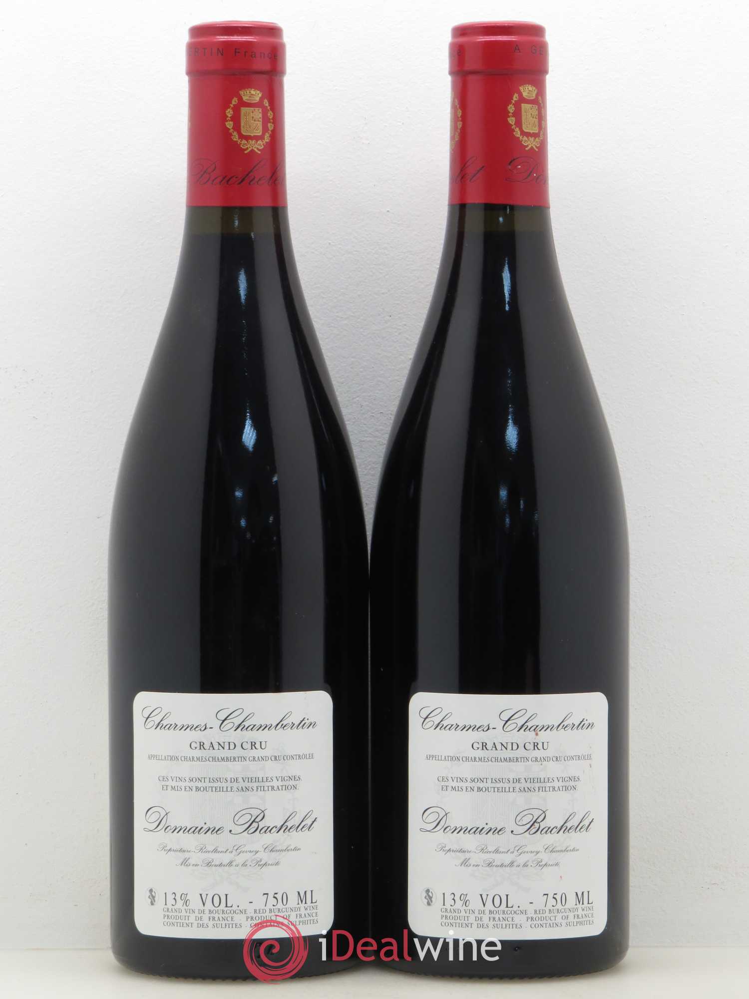Charmes-Chambertin Grand Cru Vieilles Vignes Denis Bachelet (Domaine) vieilles vignes 2011 - Lot de 2 bouteilles - 1