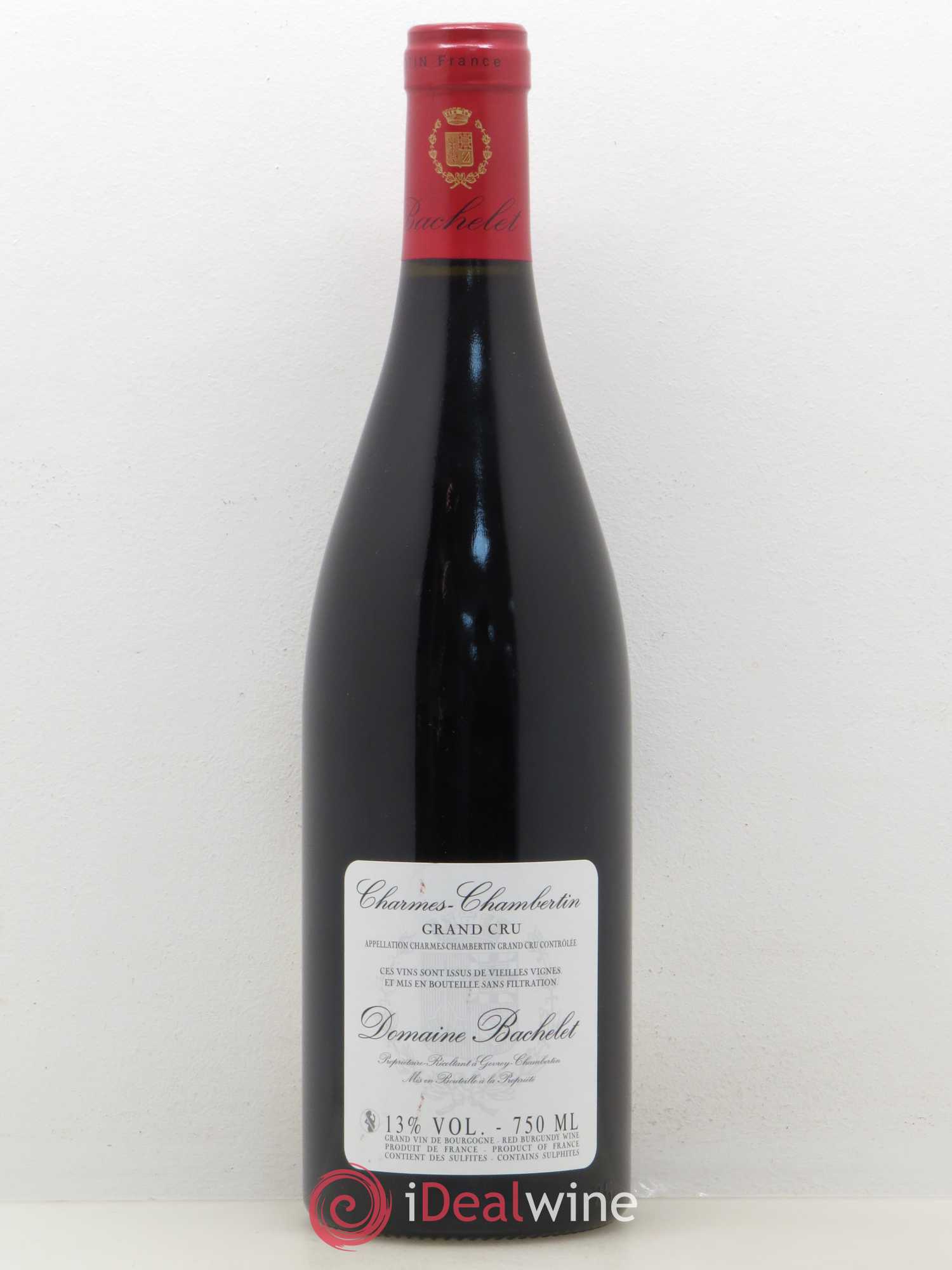 Charmes-Chambertin Grand Cru Vieilles Vignes Denis Bachelet (Domaine) vieilles vignes 2012 - Lot de 1 bouteille - 1