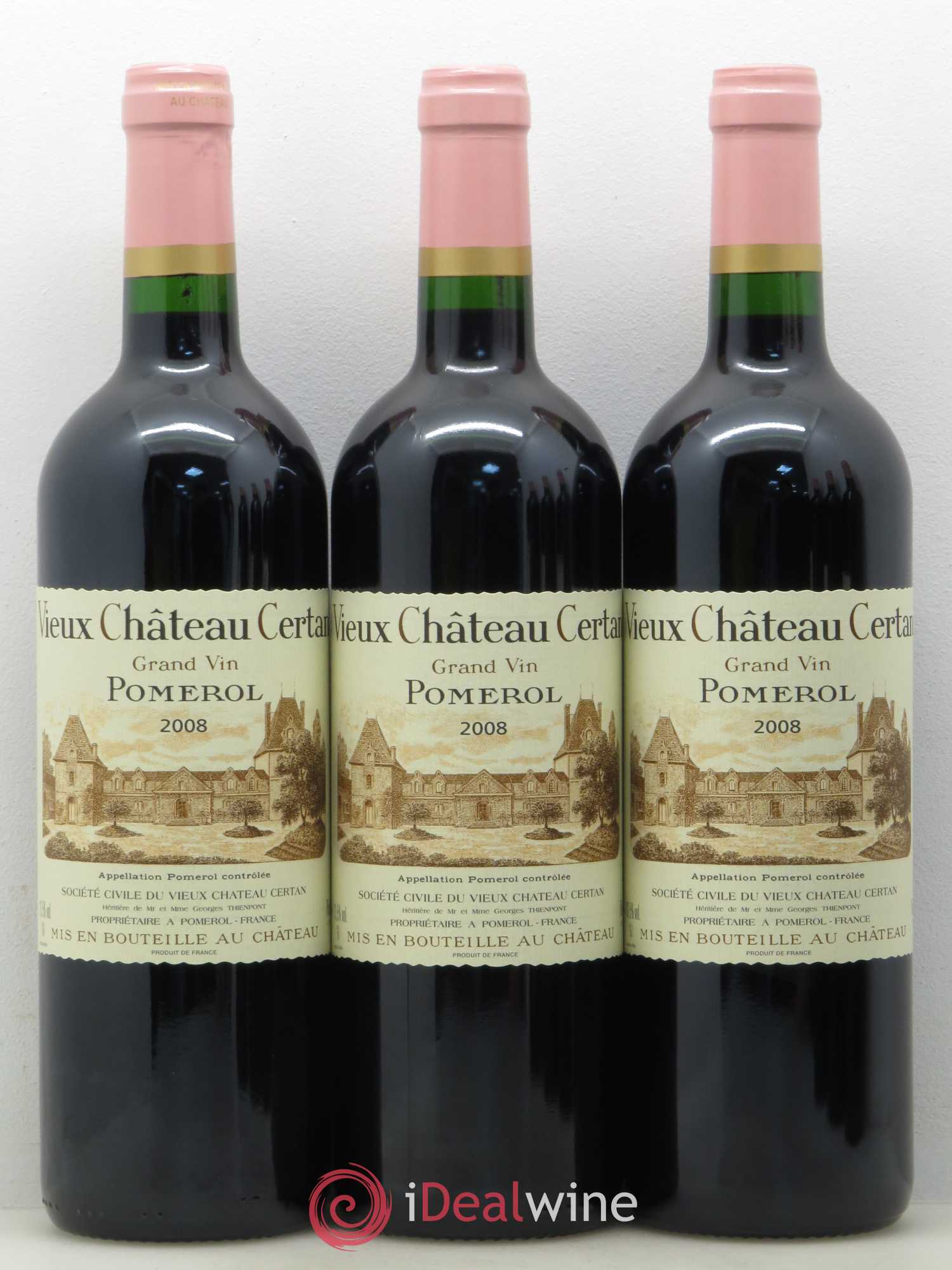 Vieux Château Certan 2008 - Lot de 6 bouteilles - 1