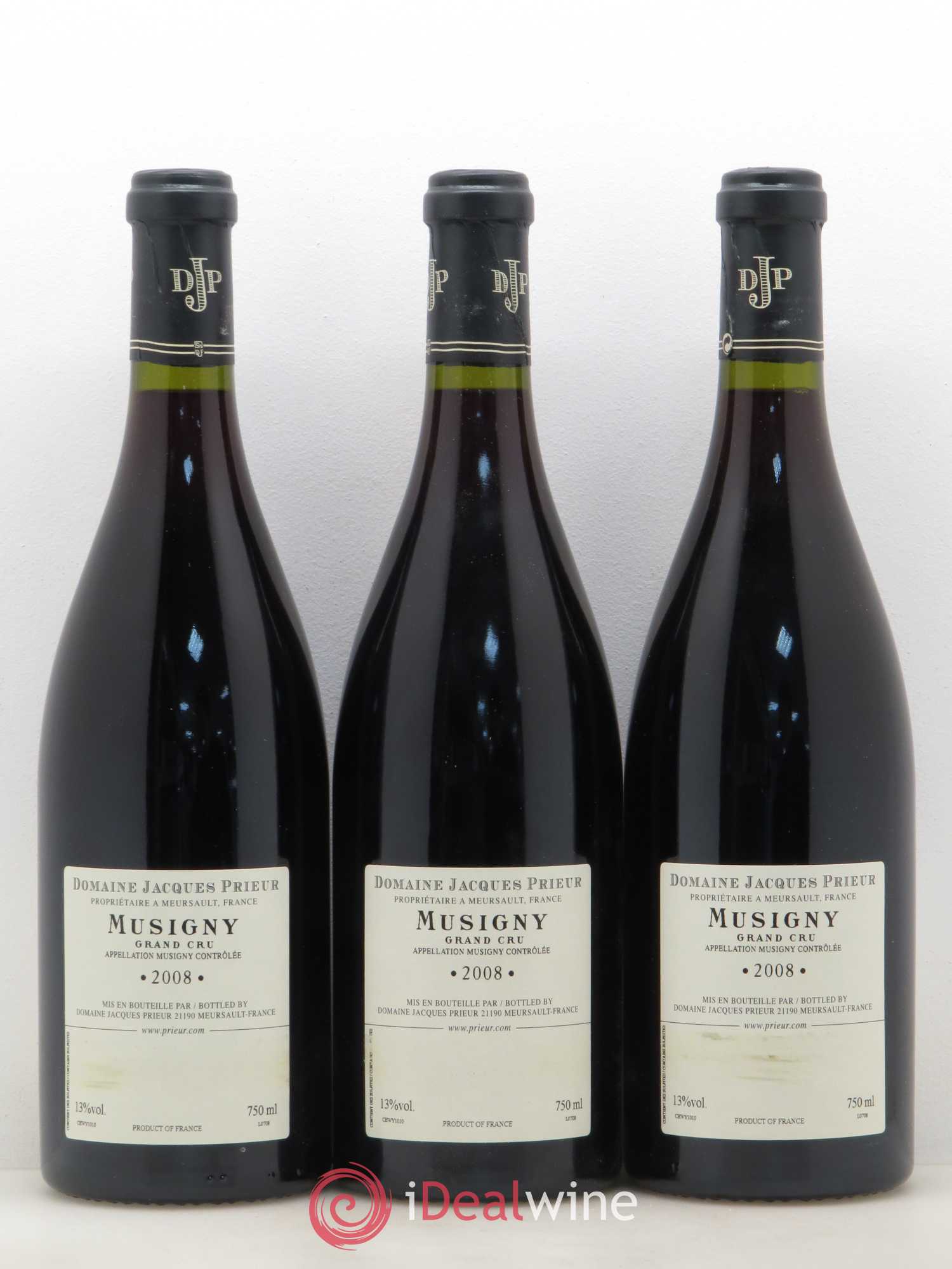 Musigny Grand Cru Jacques Prieur (Domaine) 2008 - Lot of 6 bottles - 4