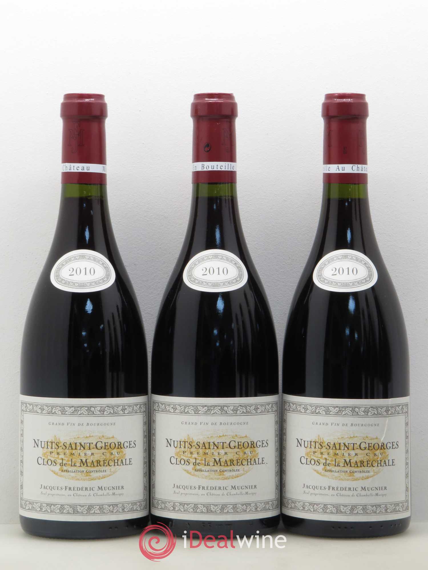 Nuits-Saint-Georges 1er Cru Clos de La Maréchale Jacques-Frédéric Mugnier 2010 - Lot de 6 bouteilles - 1