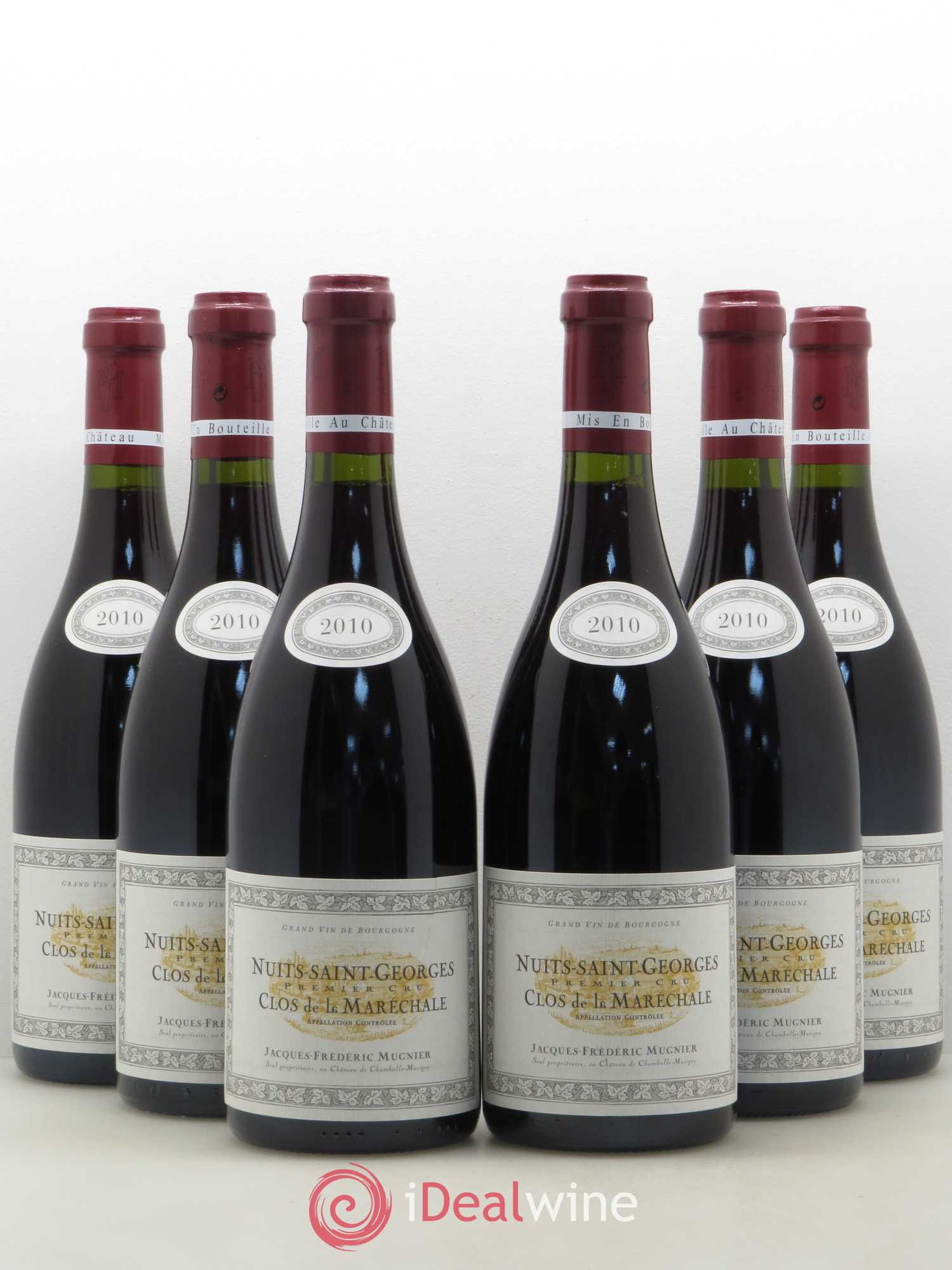 Nuits-Saint-Georges 1er Cru Clos de La Maréchale Jacques-Frédéric Mugnier 2010 - Lot de 6 bouteilles - 0