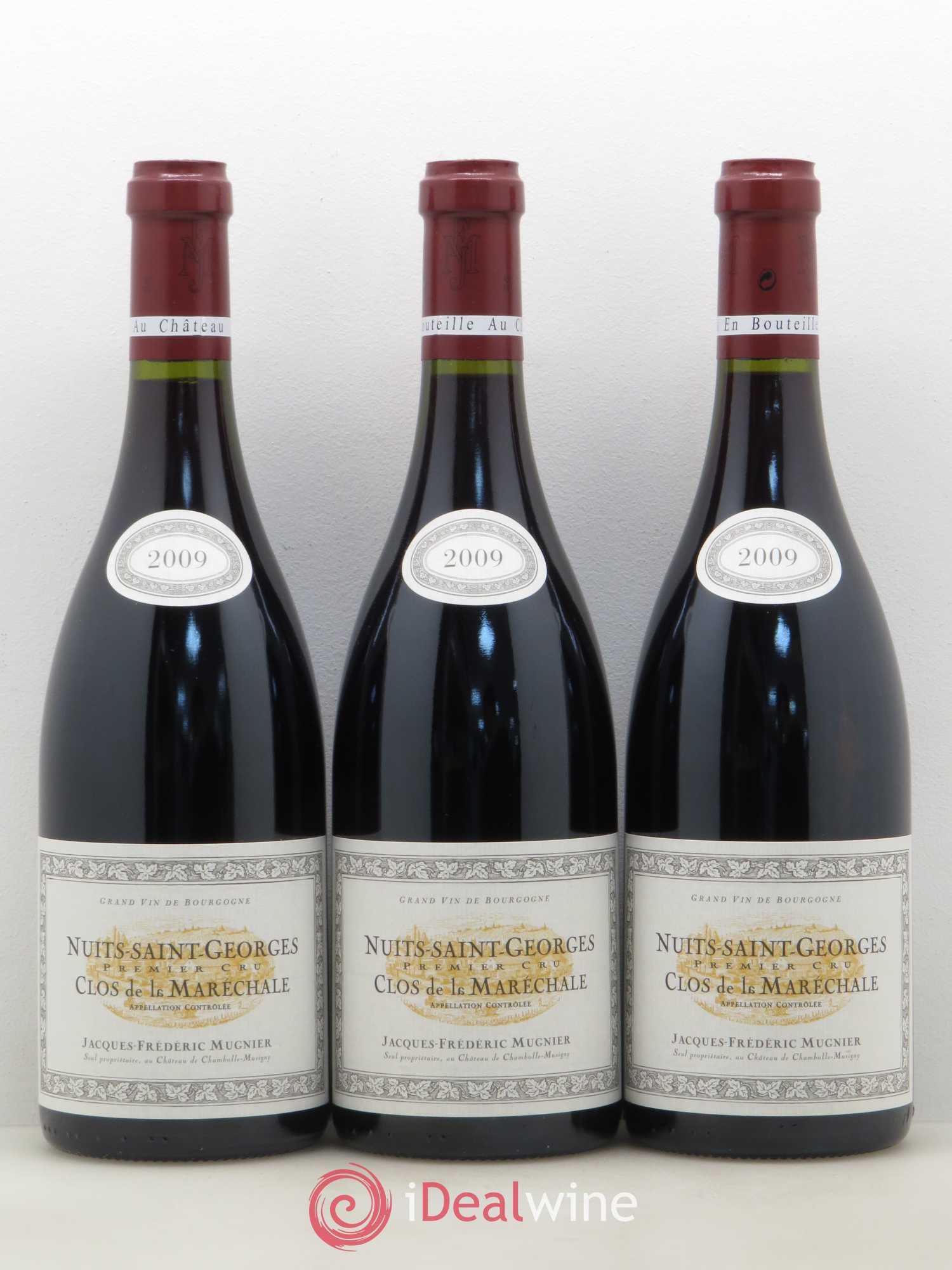Nuits-Saint-Georges 1er Cru Clos de La Maréchale Jacques-Frédéric Mugnier 2009 - Lot de 3 bouteilles - 0