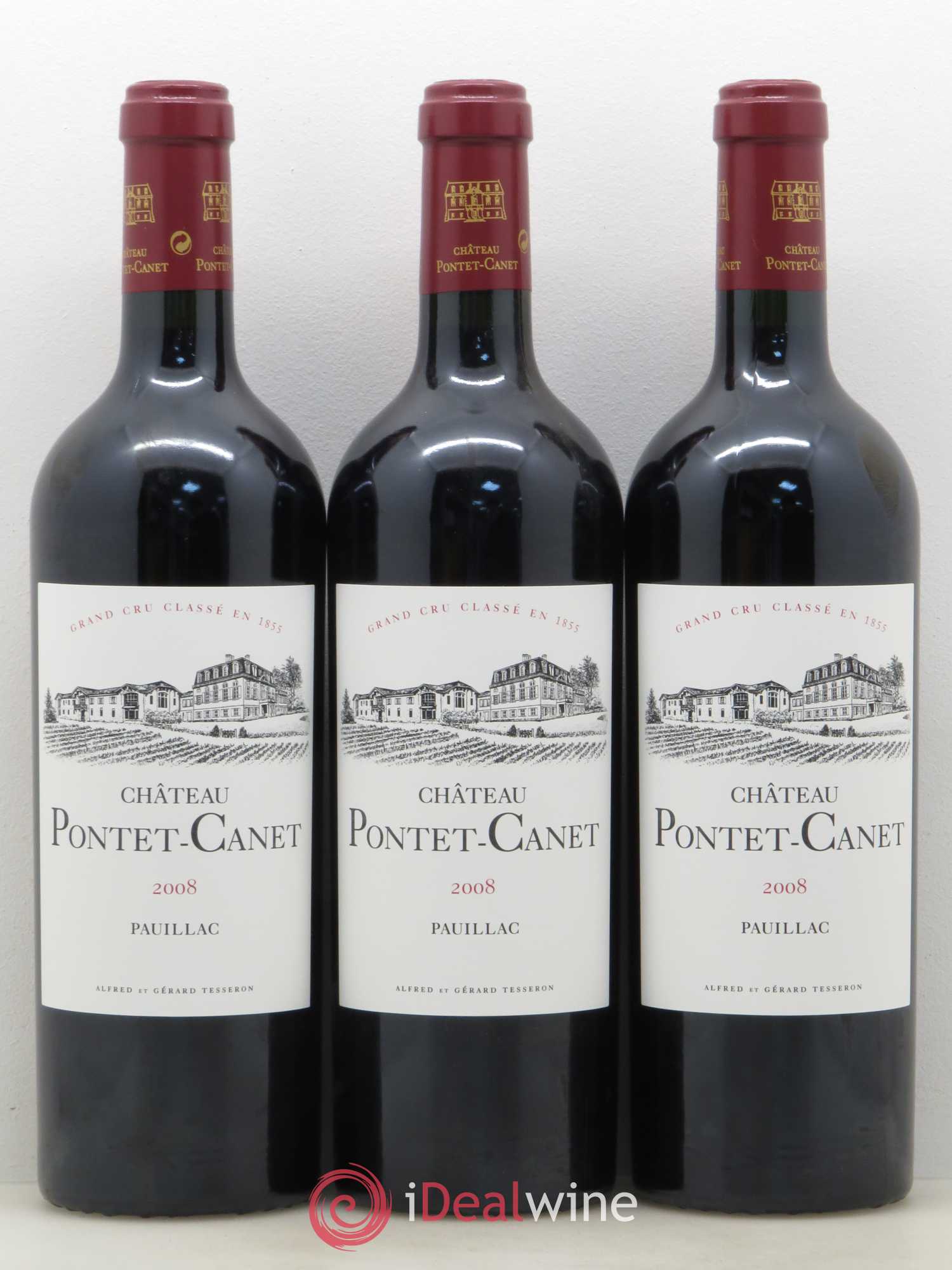 Château Pontet Canet 5ème Grand Cru Classé 2008 - Lot de 12 bouteilles - 2