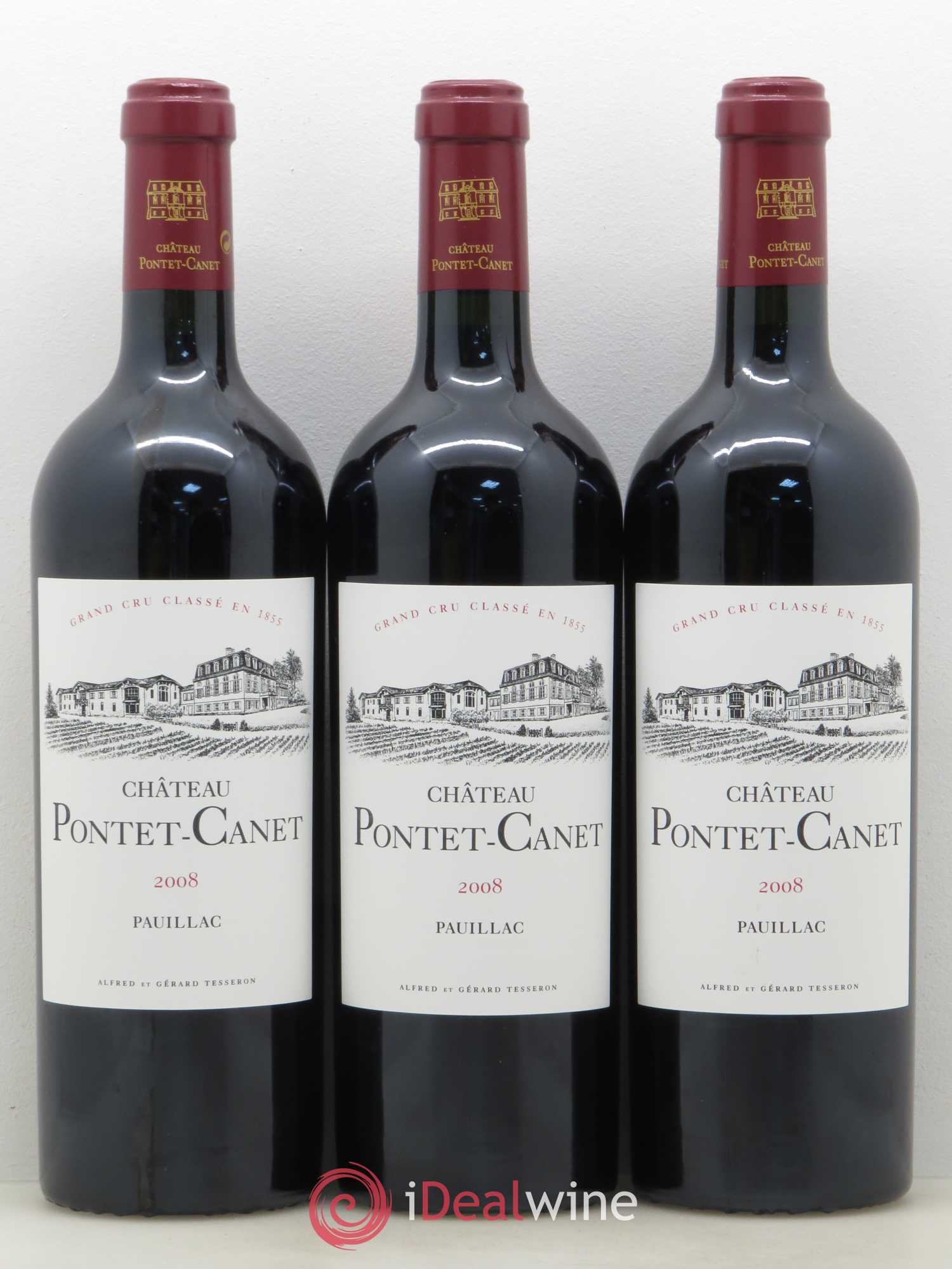 Château Pontet Canet 5ème Grand Cru Classé 2008 - Lot de 12 bouteilles - 3