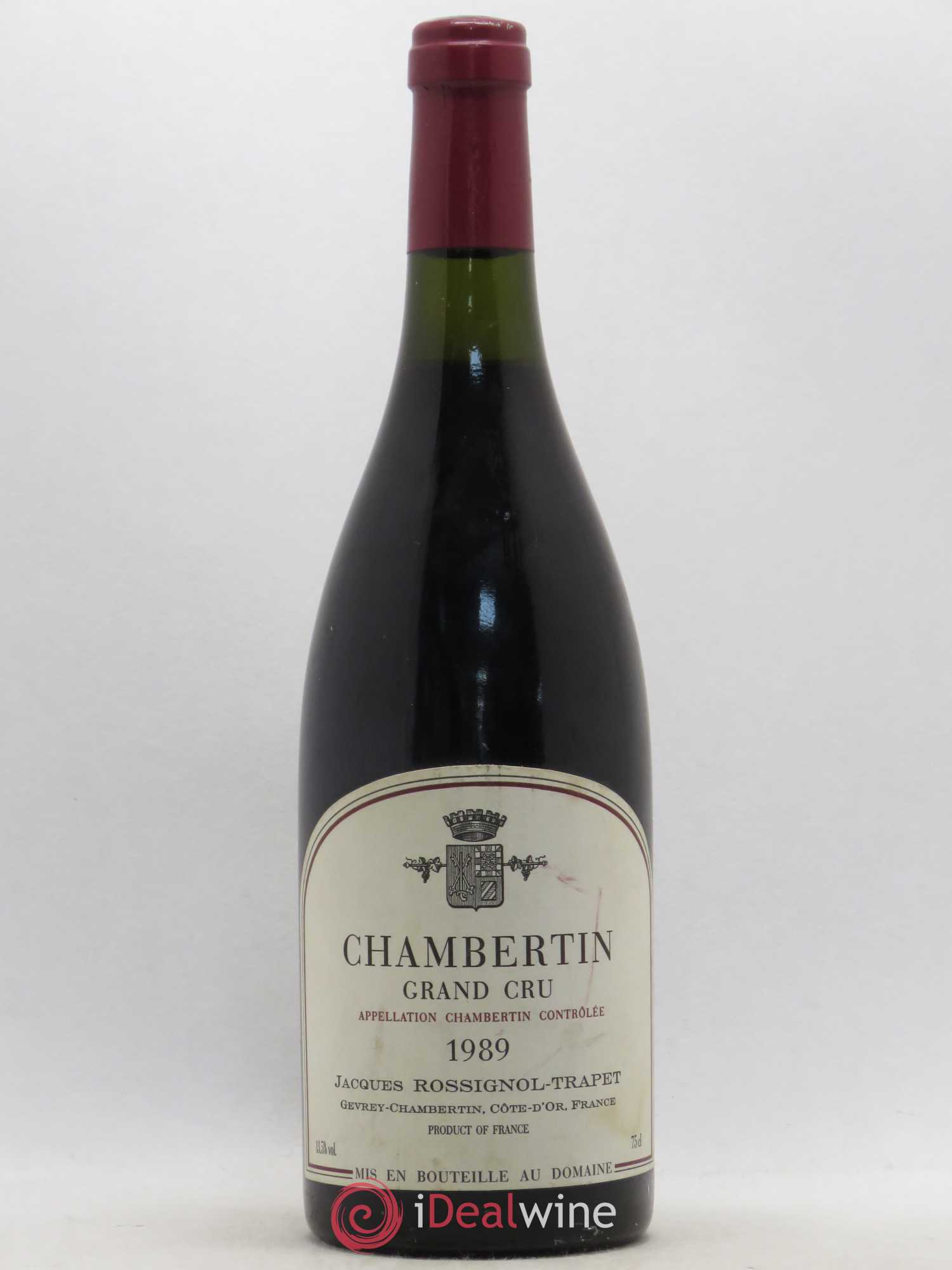 Chambertin Grand Cru Rossignol-Trapet (Domaine) 1989 - Lot de 1 bouteille - 0