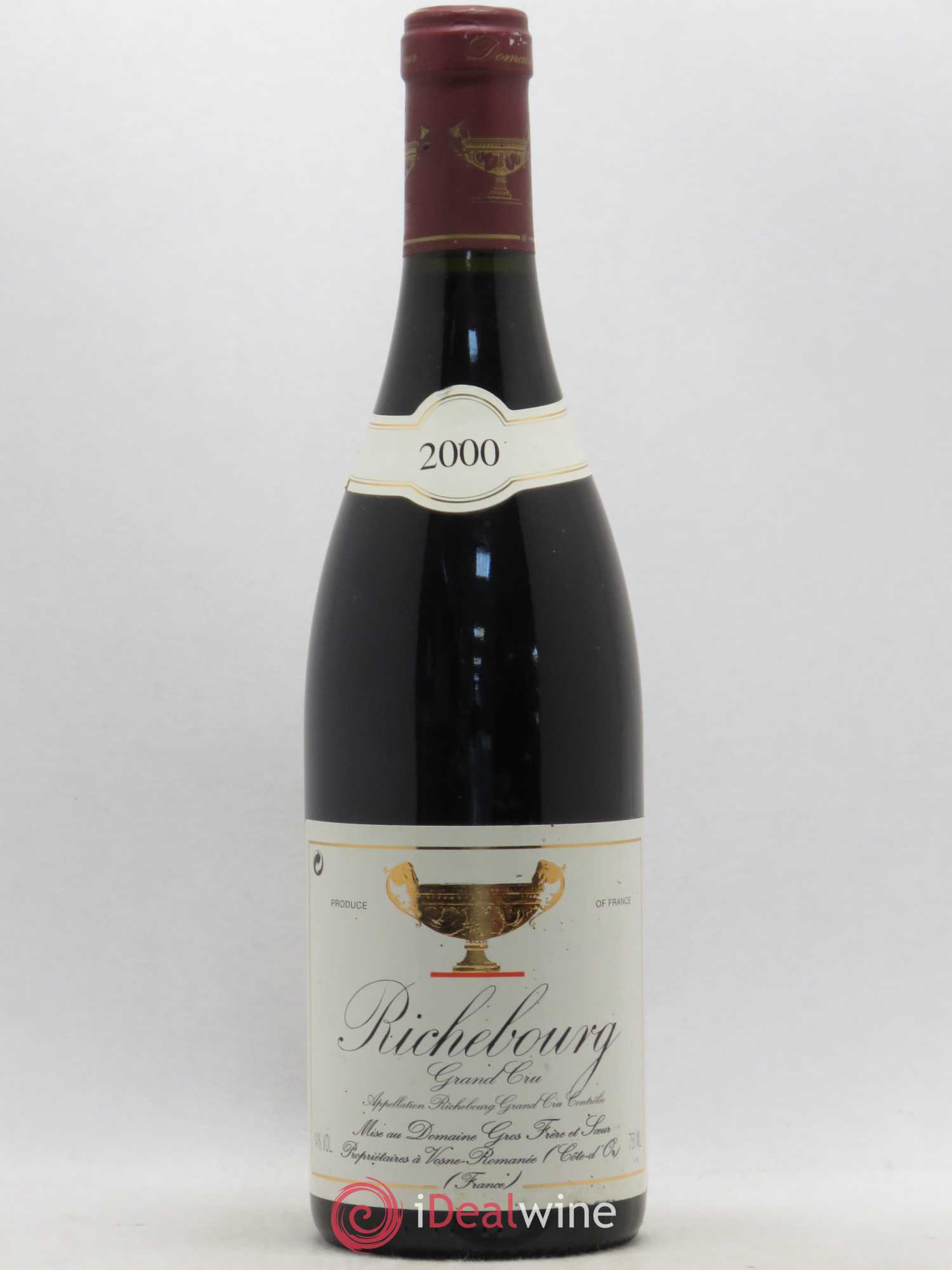 Richebourg Grand Cru Gros Frère & Soeur 2000 - Lot de 1 bouteille - 0
