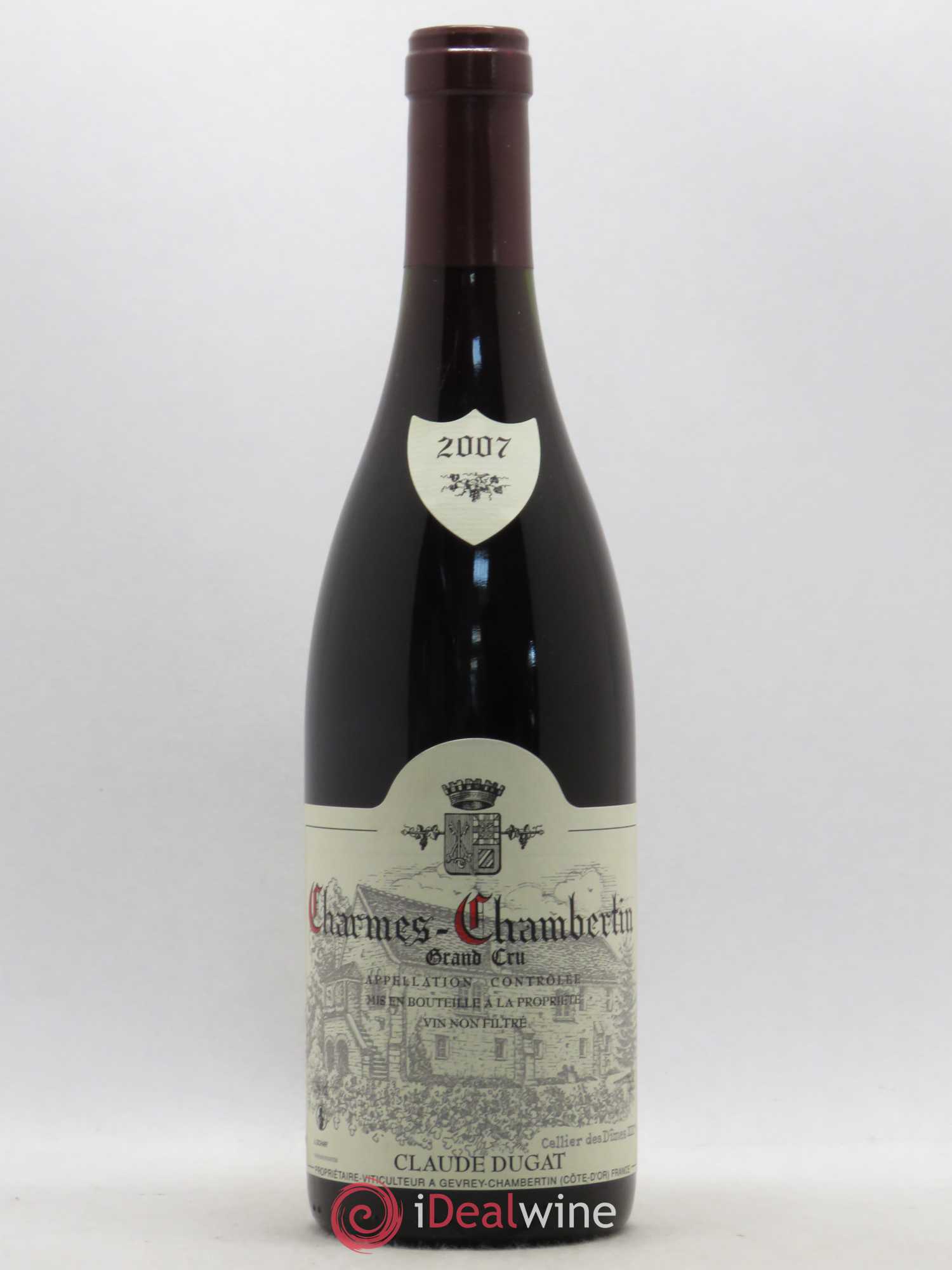 Charmes-Chambertin Grand Cru Claude Dugat 2007 - Lot de 1 bouteille - 0