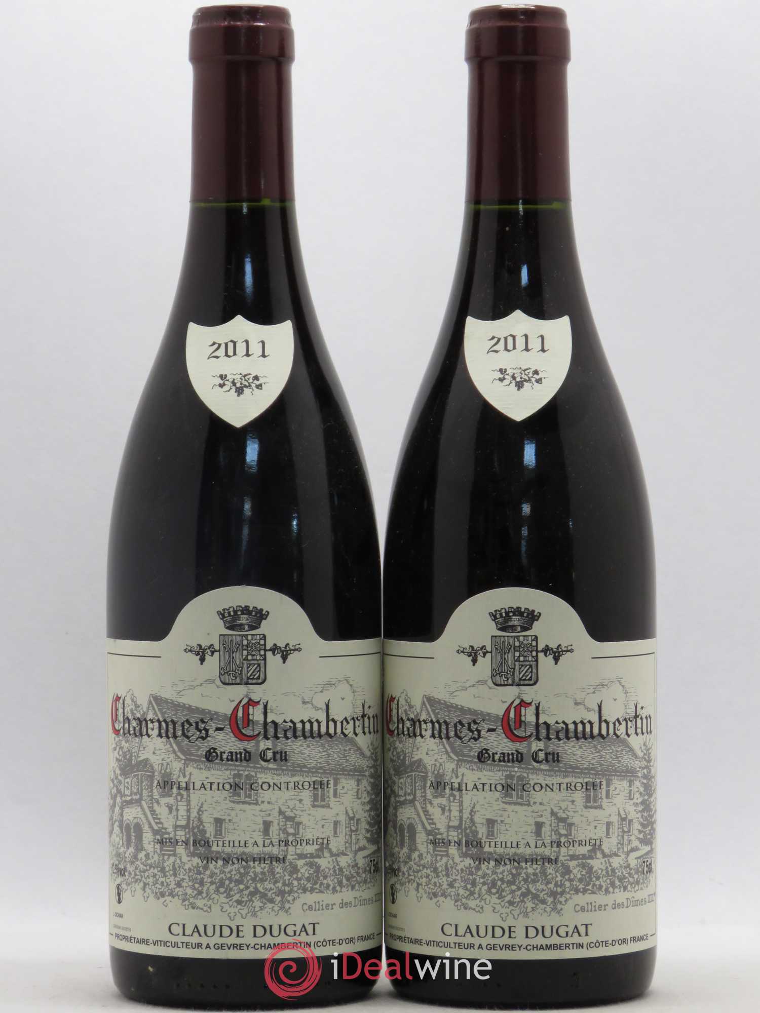 Charmes-Chambertin Grand Cru Claude Dugat 2011 - Lot de 2 bouteilles - 0