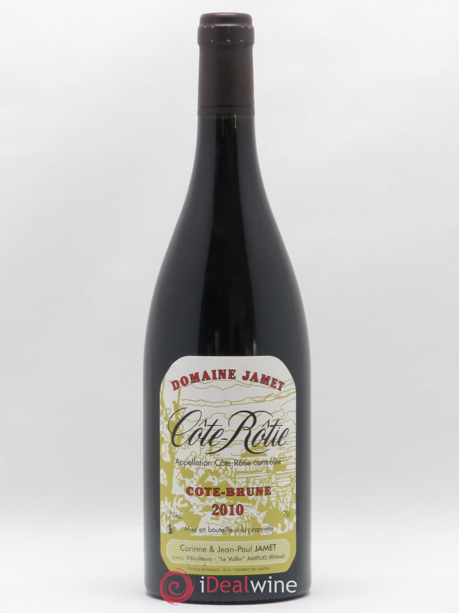 Côte-Rôtie Côte Brune Jamet (Domaine) 2010 - Lot de 1 bouteille - 0