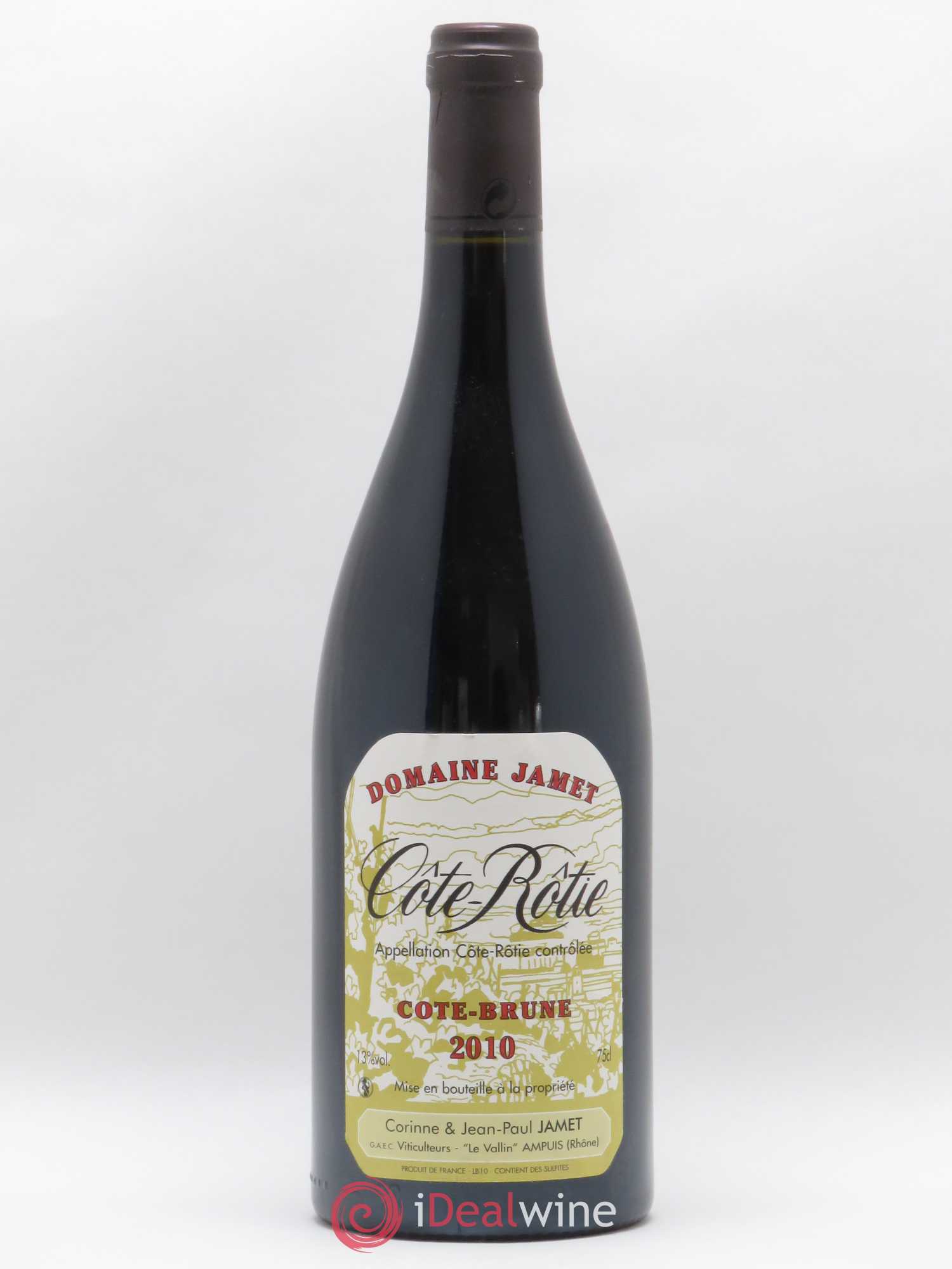Côte-Rôtie Côte Brune Jamet (Domaine) 2010 - Lot de 1 bouteille - 0