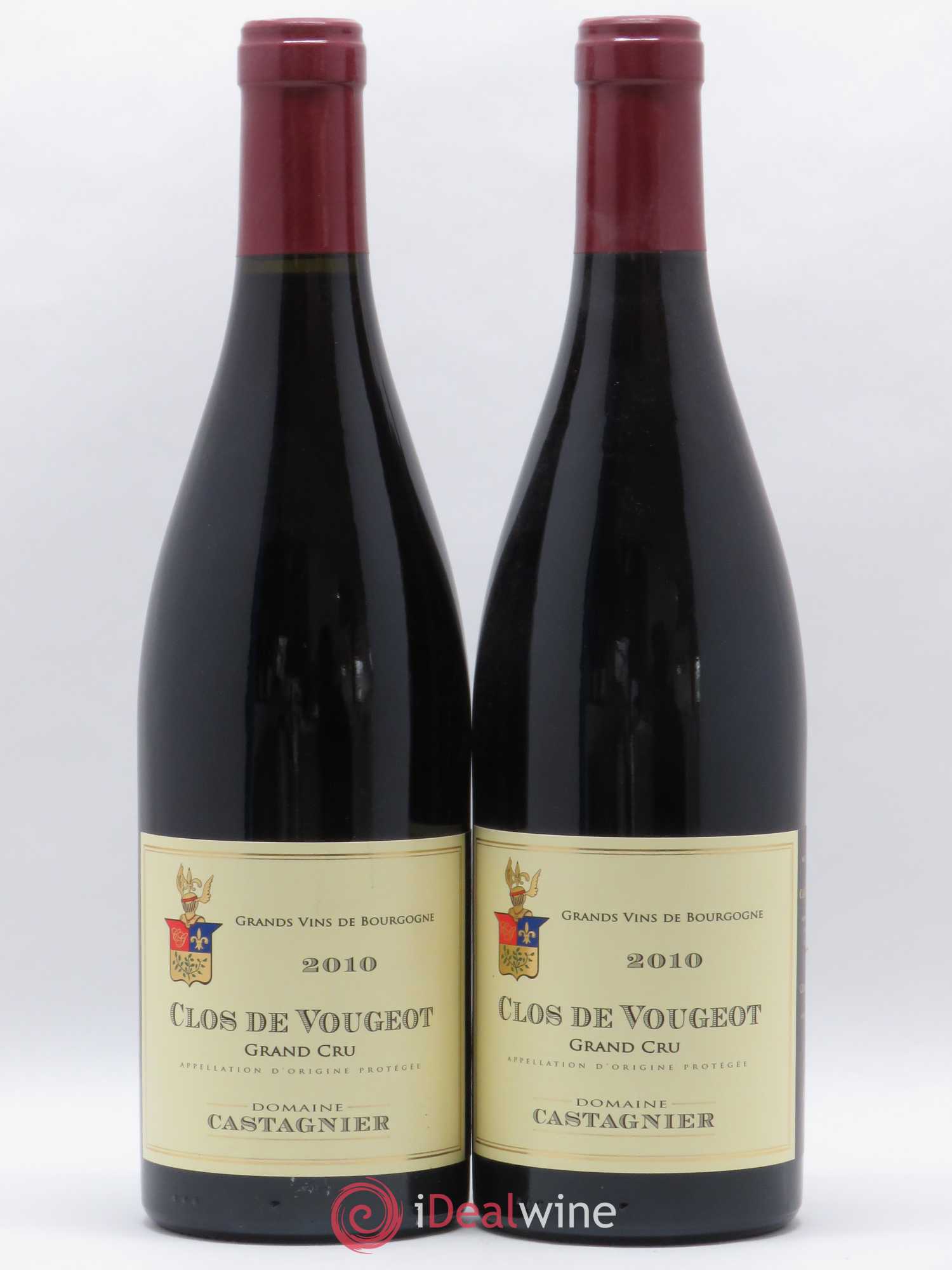 Clos de Vougeot Grand Cru Castagnier (Domaine) 2010 - Lot de 2 bouteilles - 0