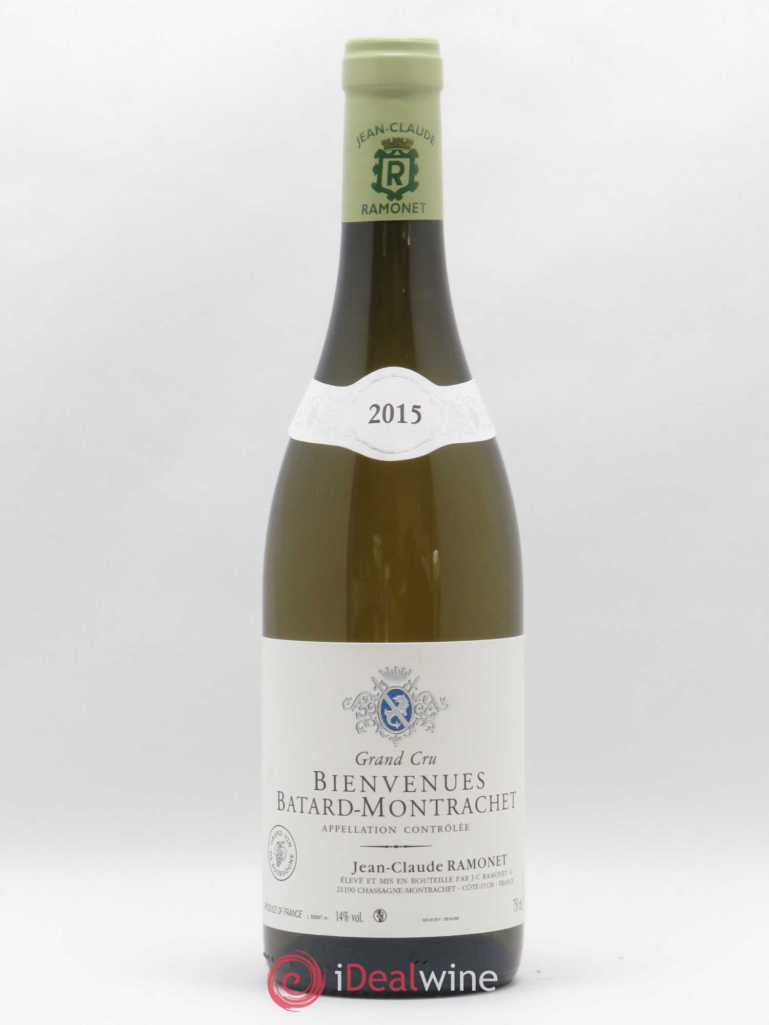 Bienvenues-Bâtard-Montrachet Grand Cru Ramonet (Domaine) 2015 - Lot de 1 bouteille - 0