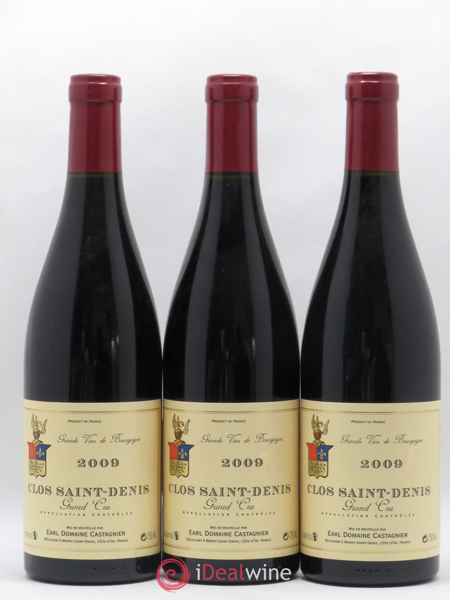 Clos Saint-Denis Grand Cru Castagnier 2009 - Lot de 3 bouteilles - 0
