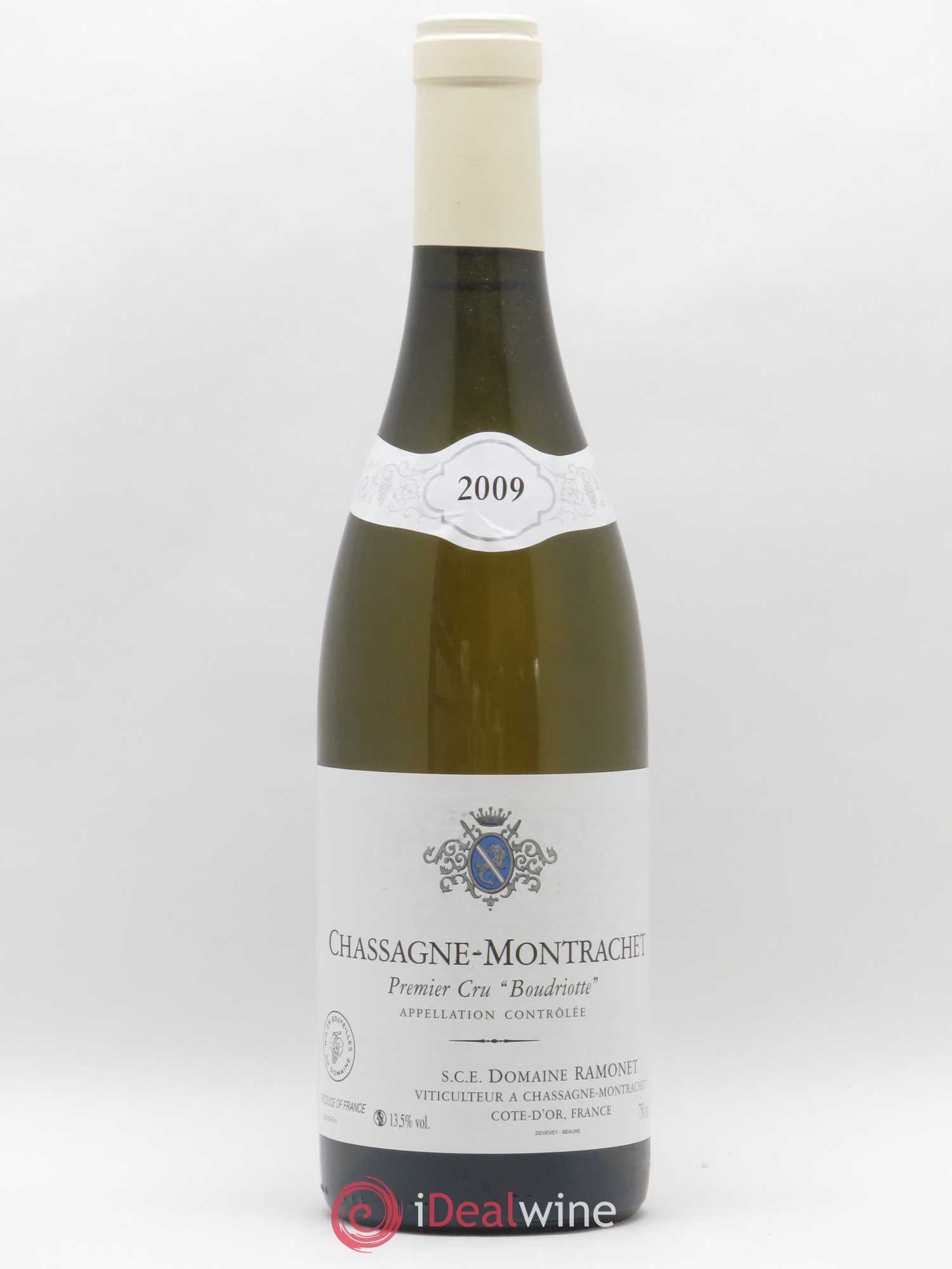 Chassagne-Montrachet 1er Cru Boudriotte Ramonet (Domaine) 2009 - Lot de 1 bouteille - 0