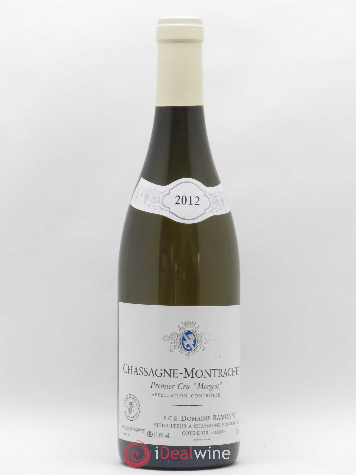 Chassagne-Montrachet 1er Cru Morgeot Ramonet (Domaine) 2012 - Lot de 1 bouteille - 0