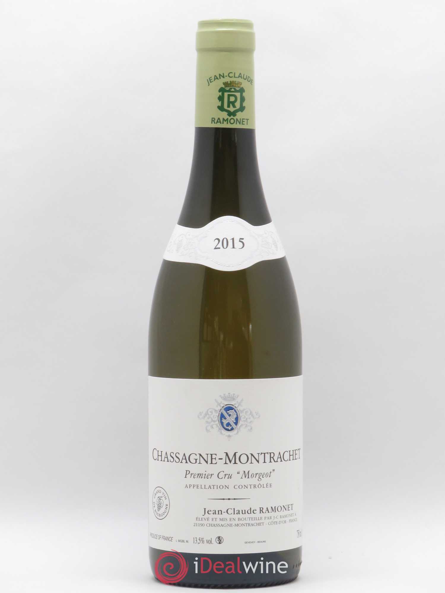 Chassagne-Montrachet 1er Cru Morgeot Ramonet (Domaine) 2015 - Lot de 1 bouteille - 0