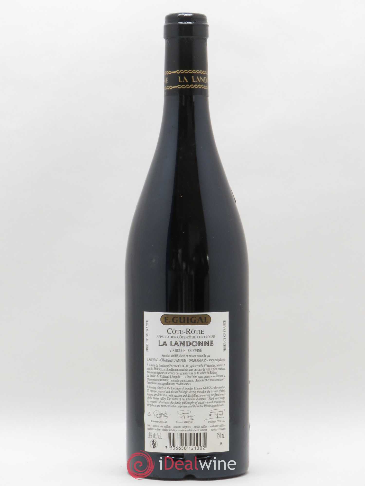 Côte-Rôtie La Landonne Guigal 2007 - Lot de 1 bouteille - 1