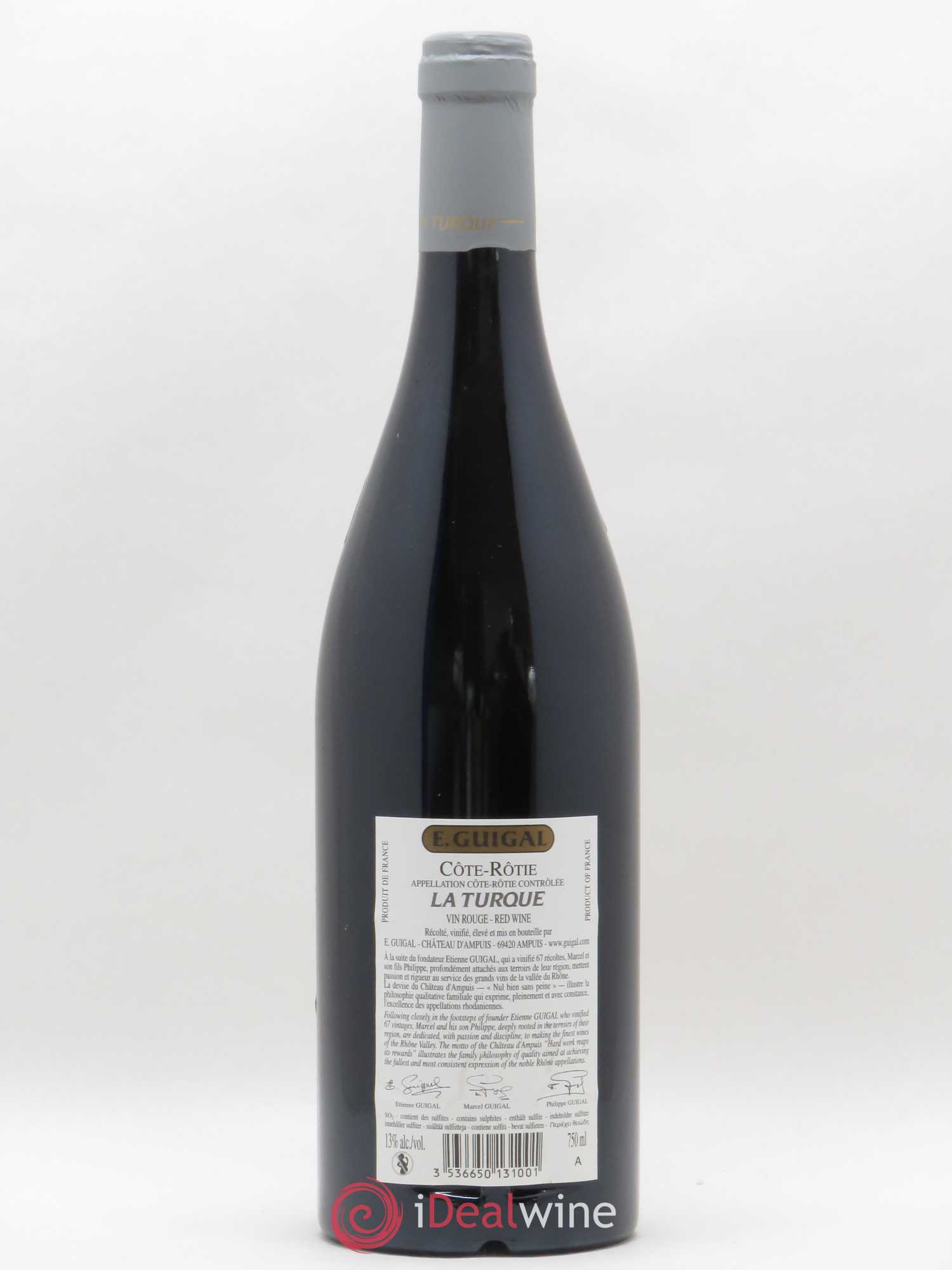 Côte-Rôtie La Turque Guigal 2007 - Lot de 1 bouteille - 1