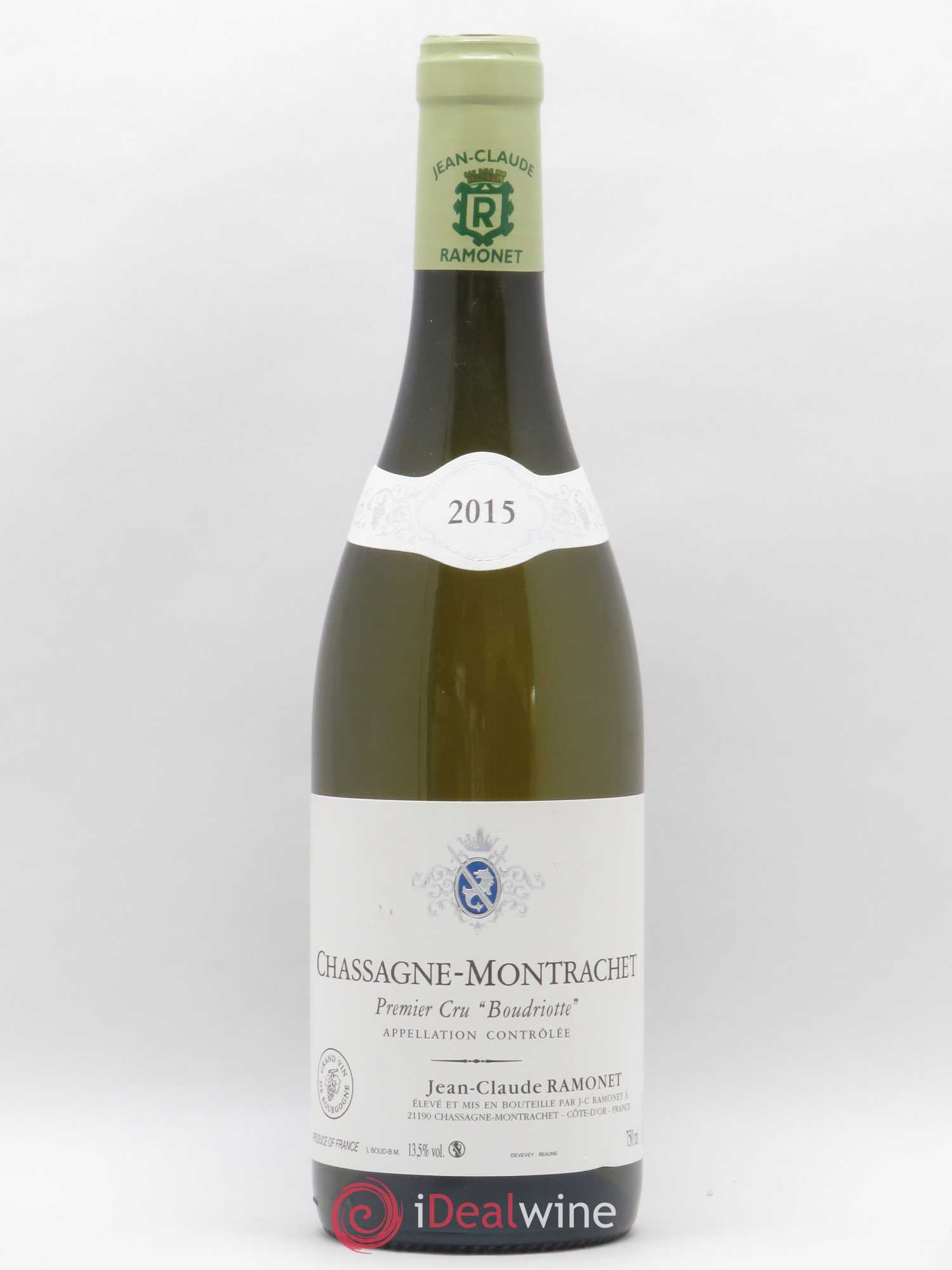 Chassagne-Montrachet 1er Cru Boudriotte Ramonet (Domaine) 2015 - Lot de 1 bouteille - 0
