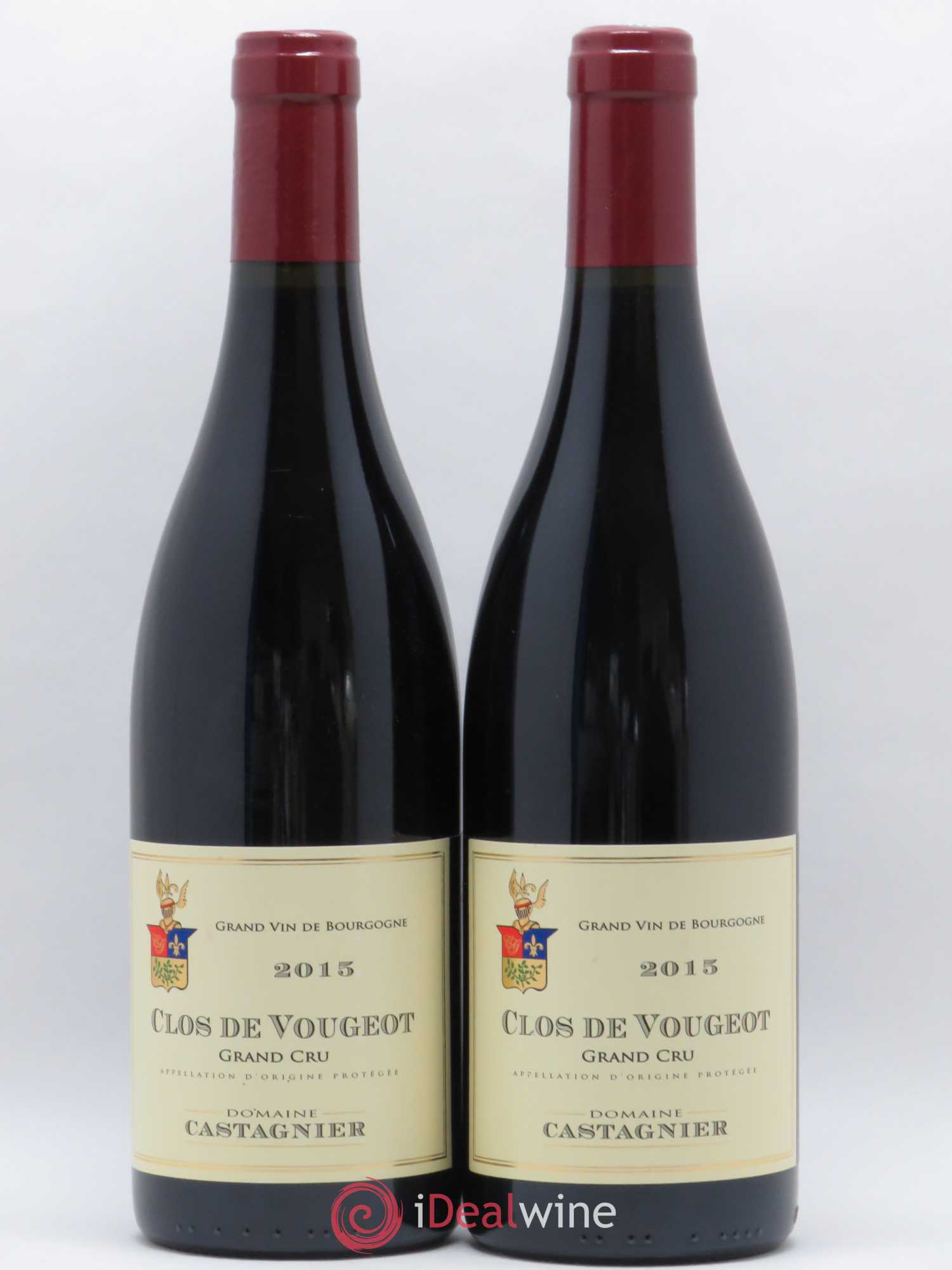 Clos de Vougeot Grand Cru Castagnier (Domaine) 2015 - Lot de 2 bouteilles - 0