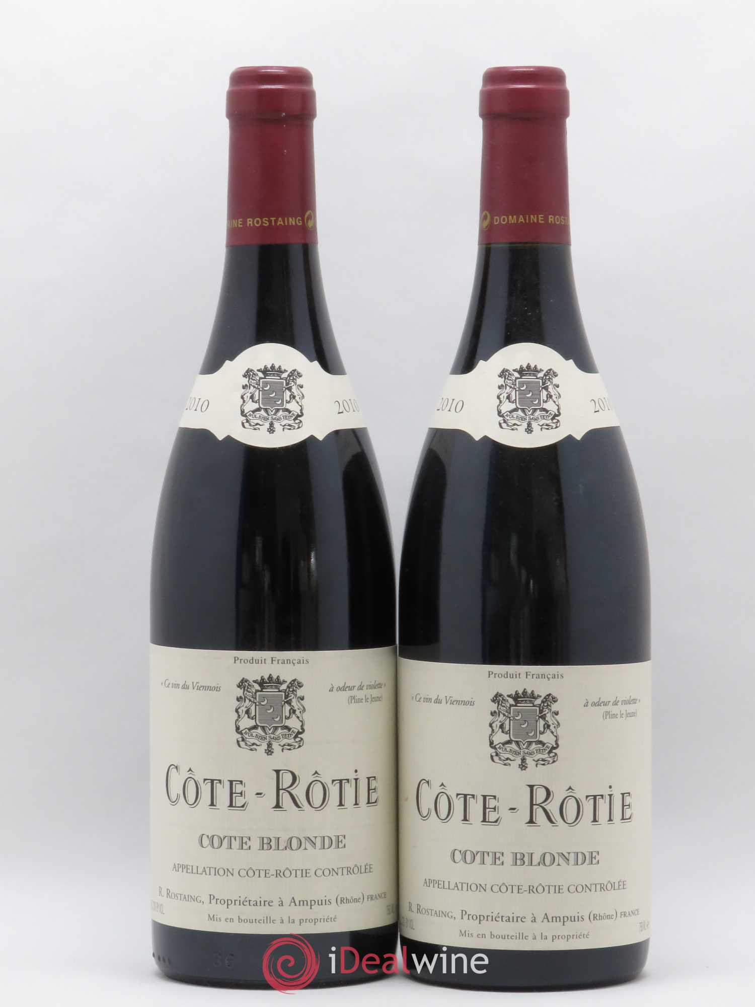 Côte-Rôtie Côte Blonde René Rostaing 2010 - Lotto di 2 bottiglie - 0