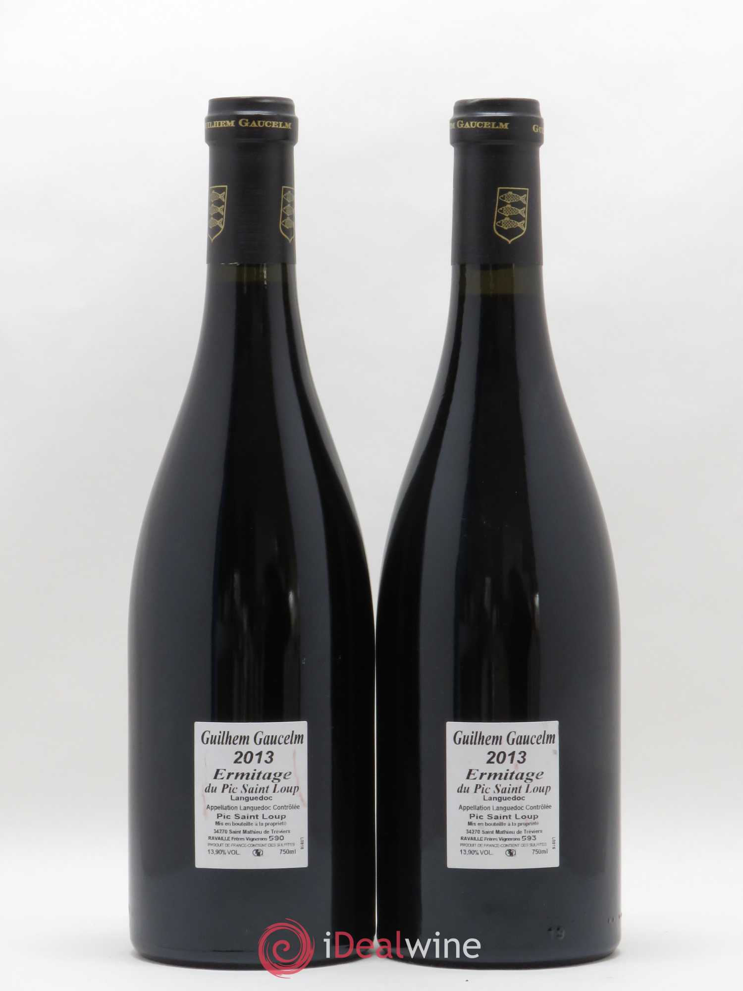 Pic Saint-Loup Héritage du Pic Saint-Loup (anciennement Ermitage) Guilhem Gaucelm 2013 - Lot de 2 bouteilles - 1