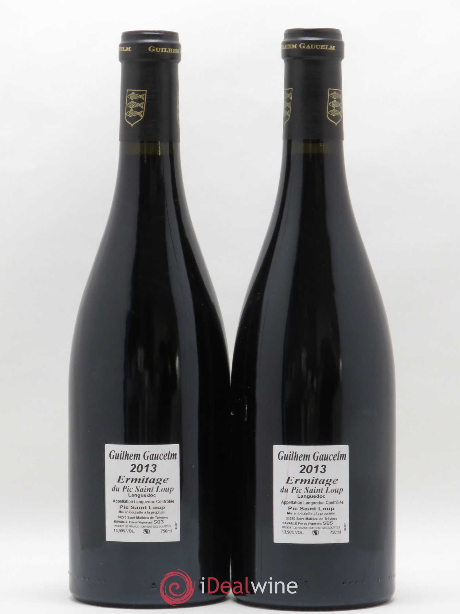 Pic Saint-Loup Héritage du Pic Saint-Loup (anciennement Ermitage) Guilhem Gaucelm 2013 - Lot de 2 bouteilles - 1
