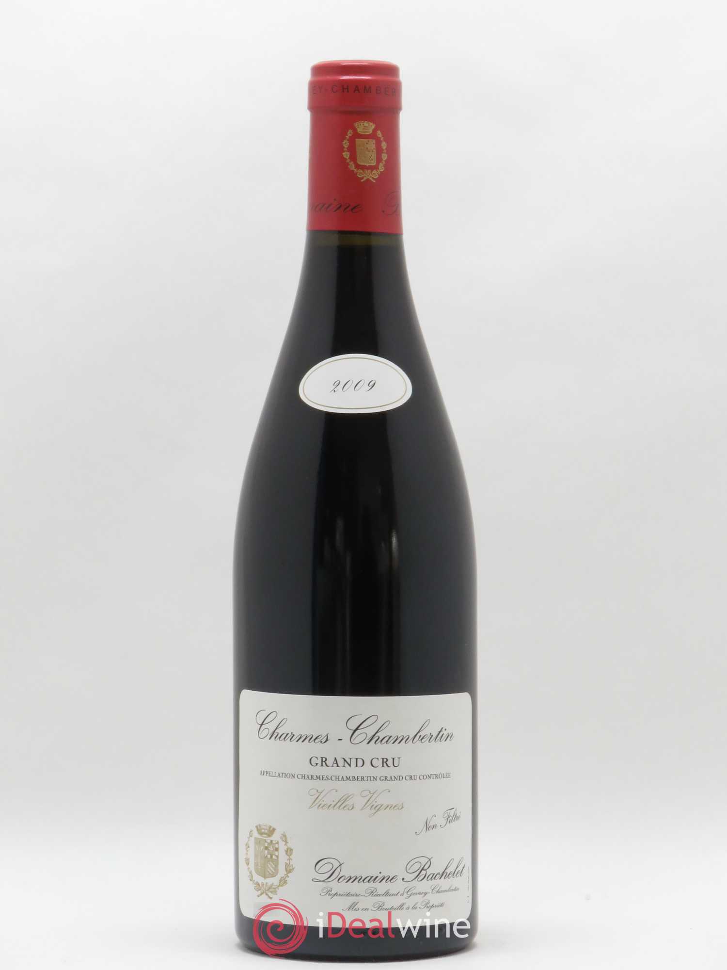 Charmes-Chambertin Grand Cru Vieilles Vignes Denis Bachelet (Domaine) 2009 - Lot de 1 bouteille - 0