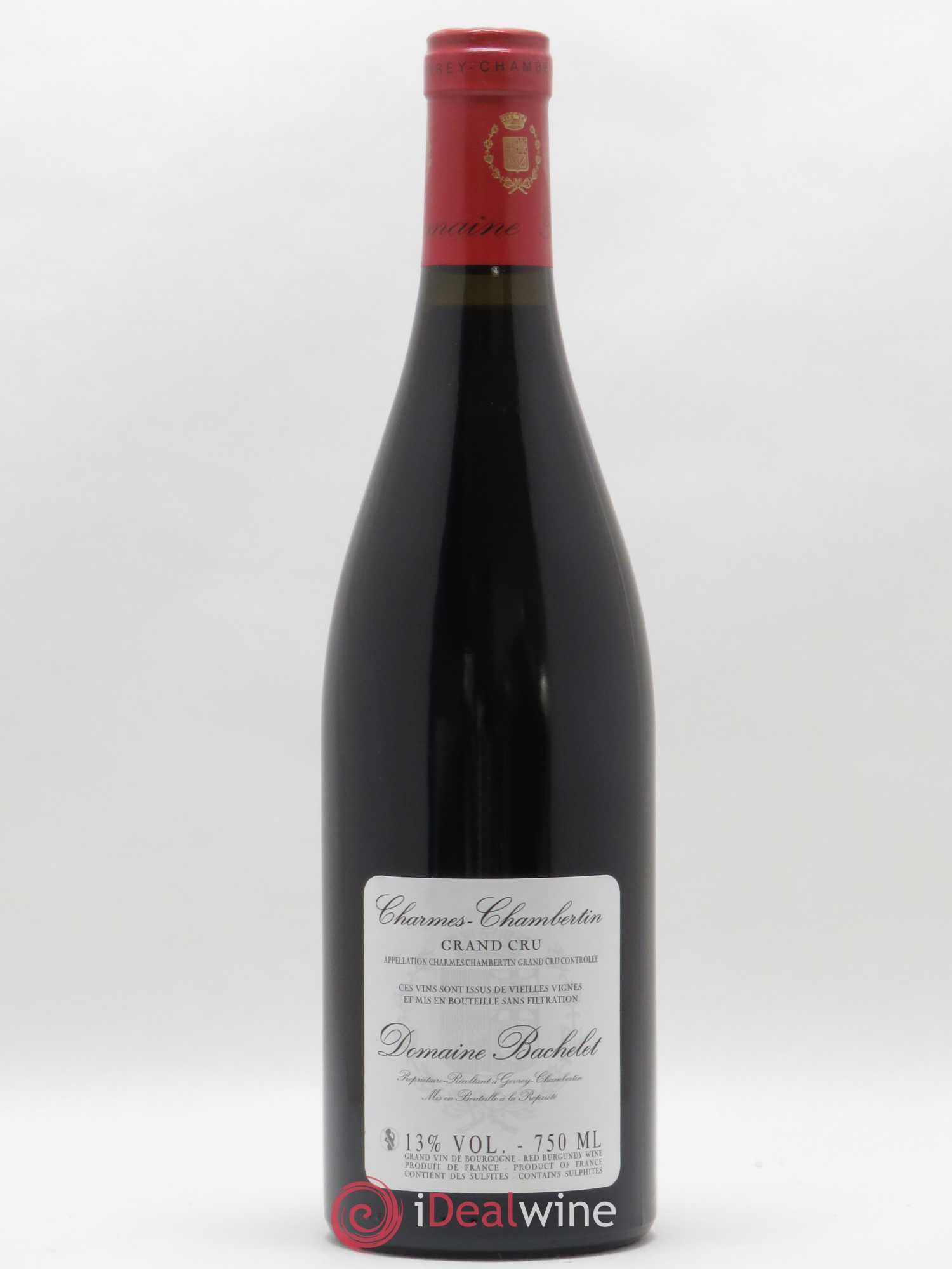 Charmes-Chambertin Grand Cru Vieilles Vignes Denis Bachelet (Domaine) 2012 - Lot de 1 bouteille - 1