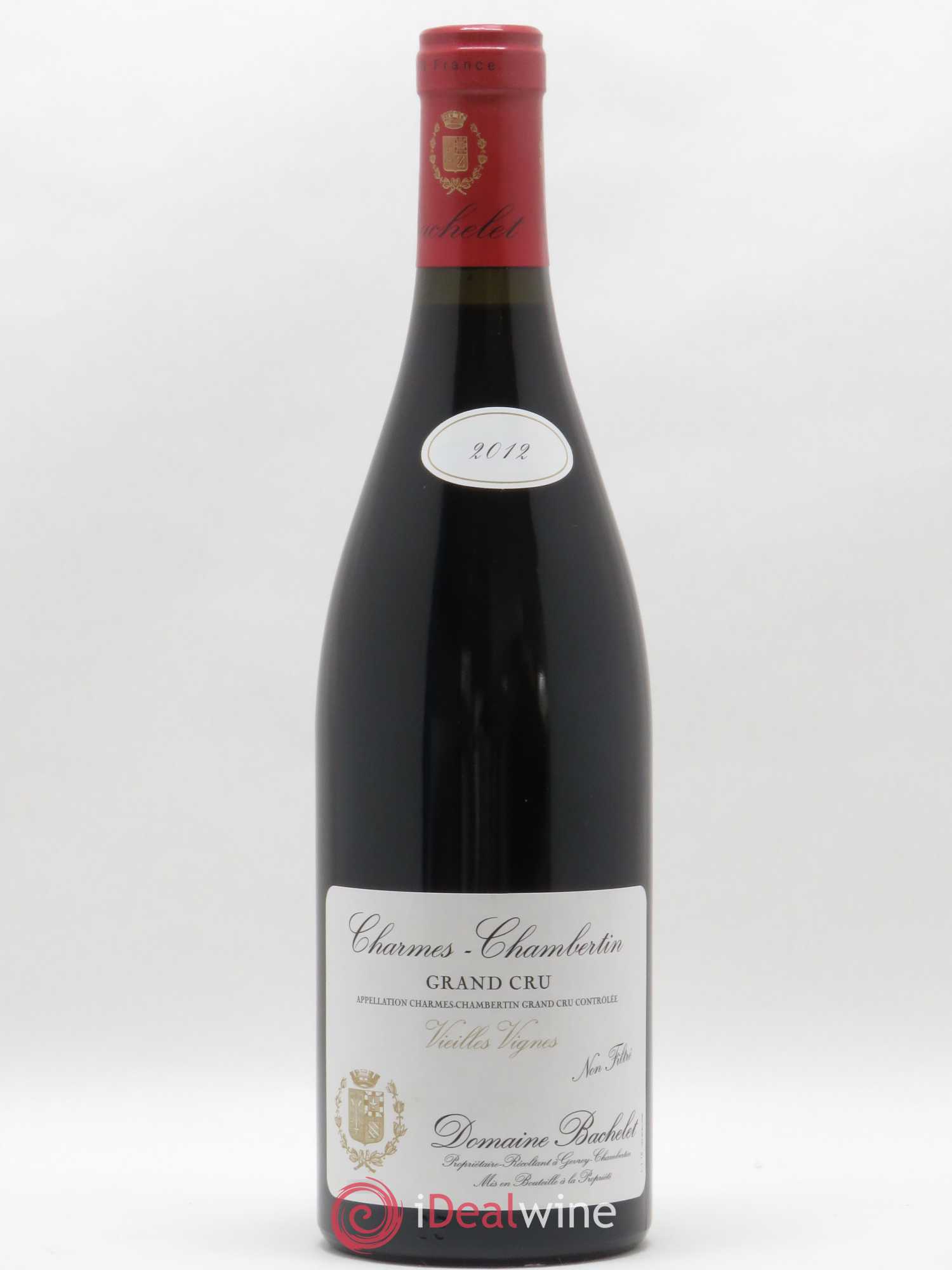 Charmes-Chambertin Grand Cru Vieilles Vignes Denis Bachelet (Domaine) 2012 - Lot de 1 bouteille - 0