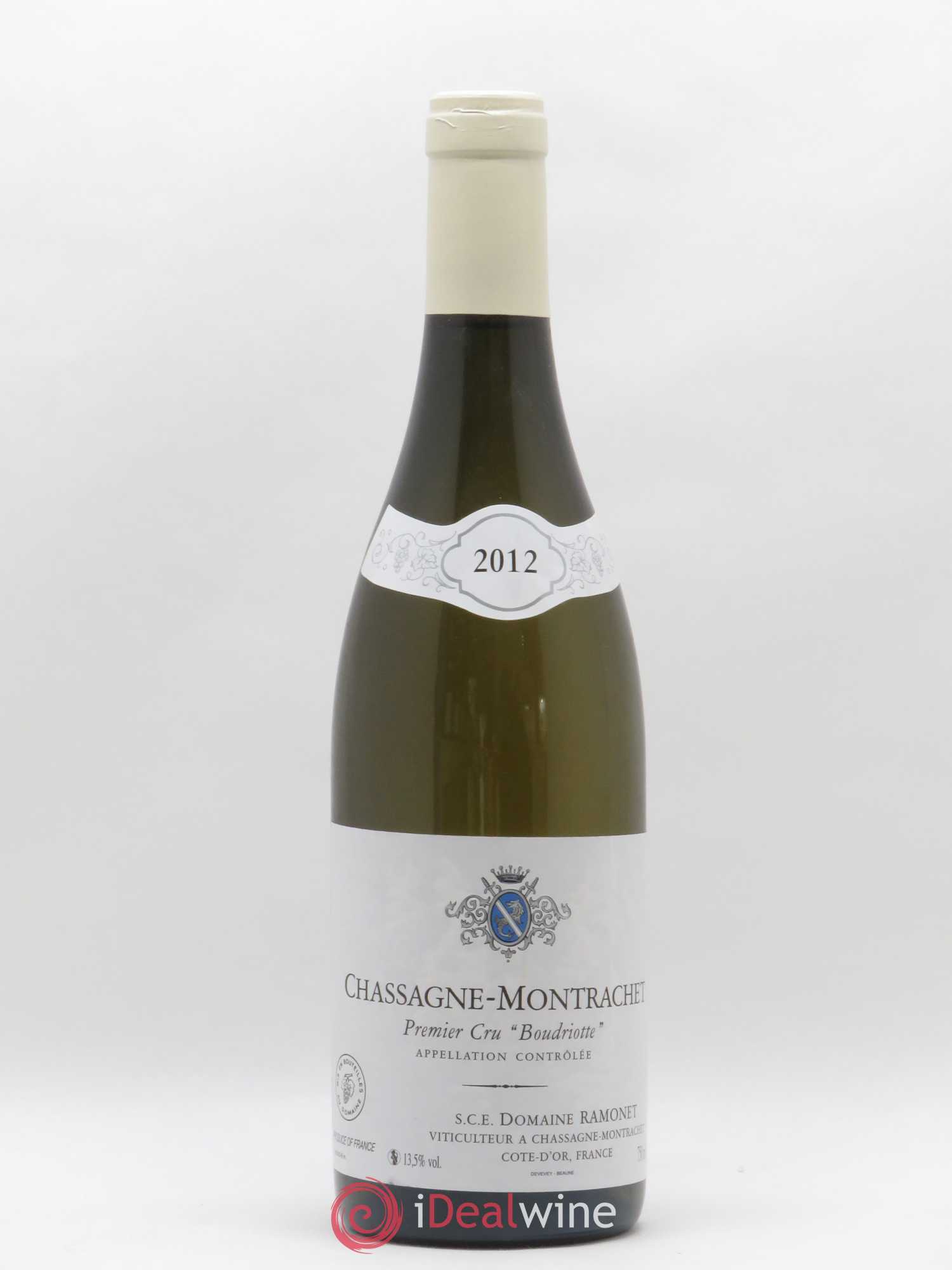 Chassagne-Montrachet 1er Cru Boudriotte Ramonet (Domaine) 2012 - Lot de 1 bouteille - 0