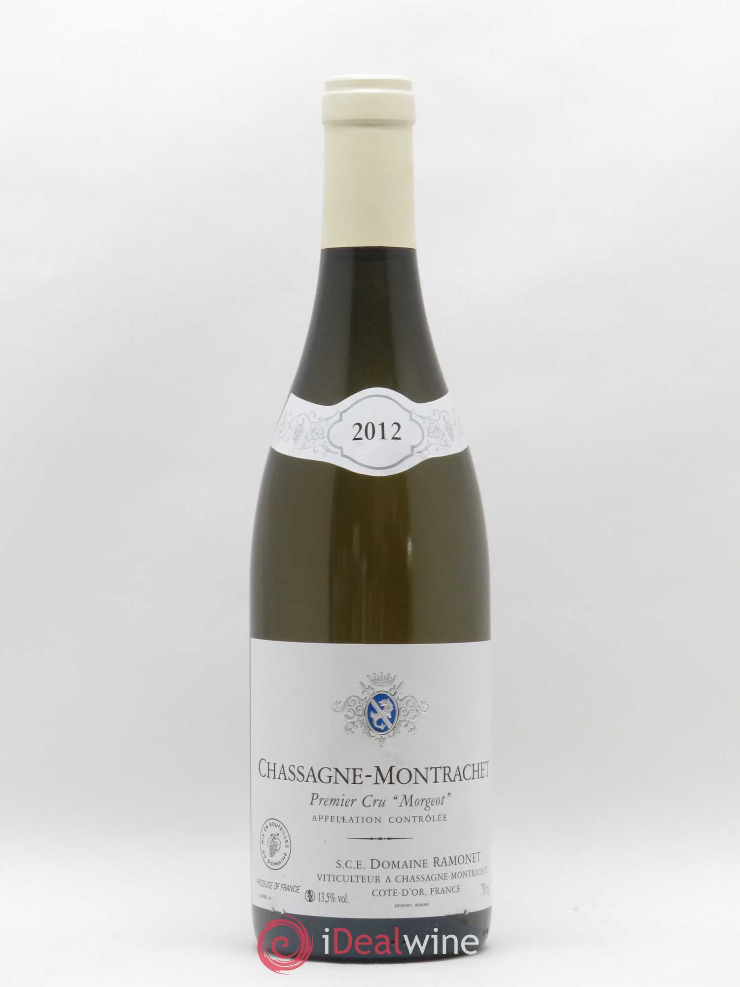 Chassagne-Montrachet 1er Cru Morgeot Ramonet (Domaine) 2012 - Lot de 1 bouteille - 0