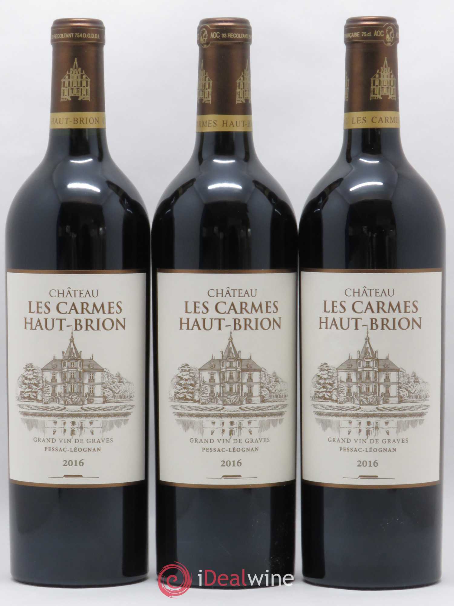Château Les Carmes Haut-Brion 2016 - Lot de 6 bouteilles - 1