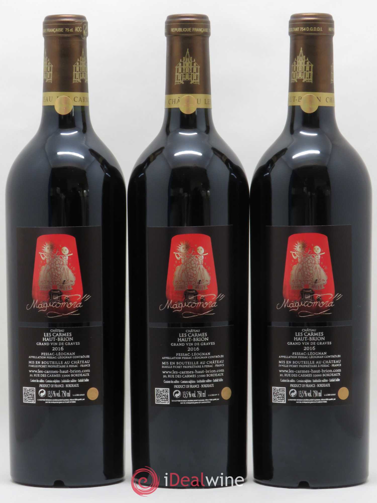 Château Les Carmes Haut-Brion 2016 - Lot de 6 bouteilles - 2