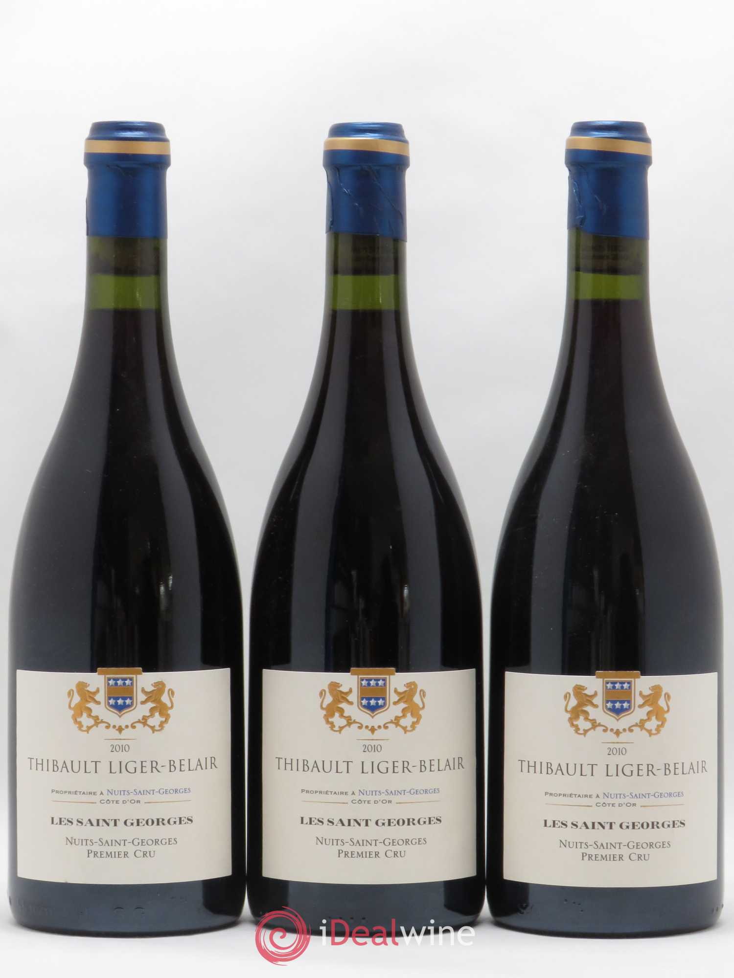 Nuits-Saint-Georges 1er Cru Les Saint-Georges Thibault Liger-Belair 2010 - Lot de 3 bouteilles - 0