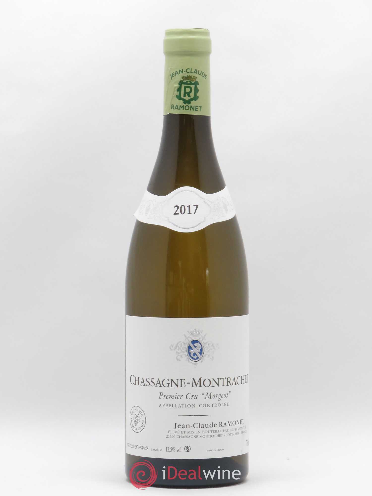 Chassagne-Montrachet 1er Cru Morgeot Ramonet (Domaine) 2017 - Lot de 1 bouteille - 0