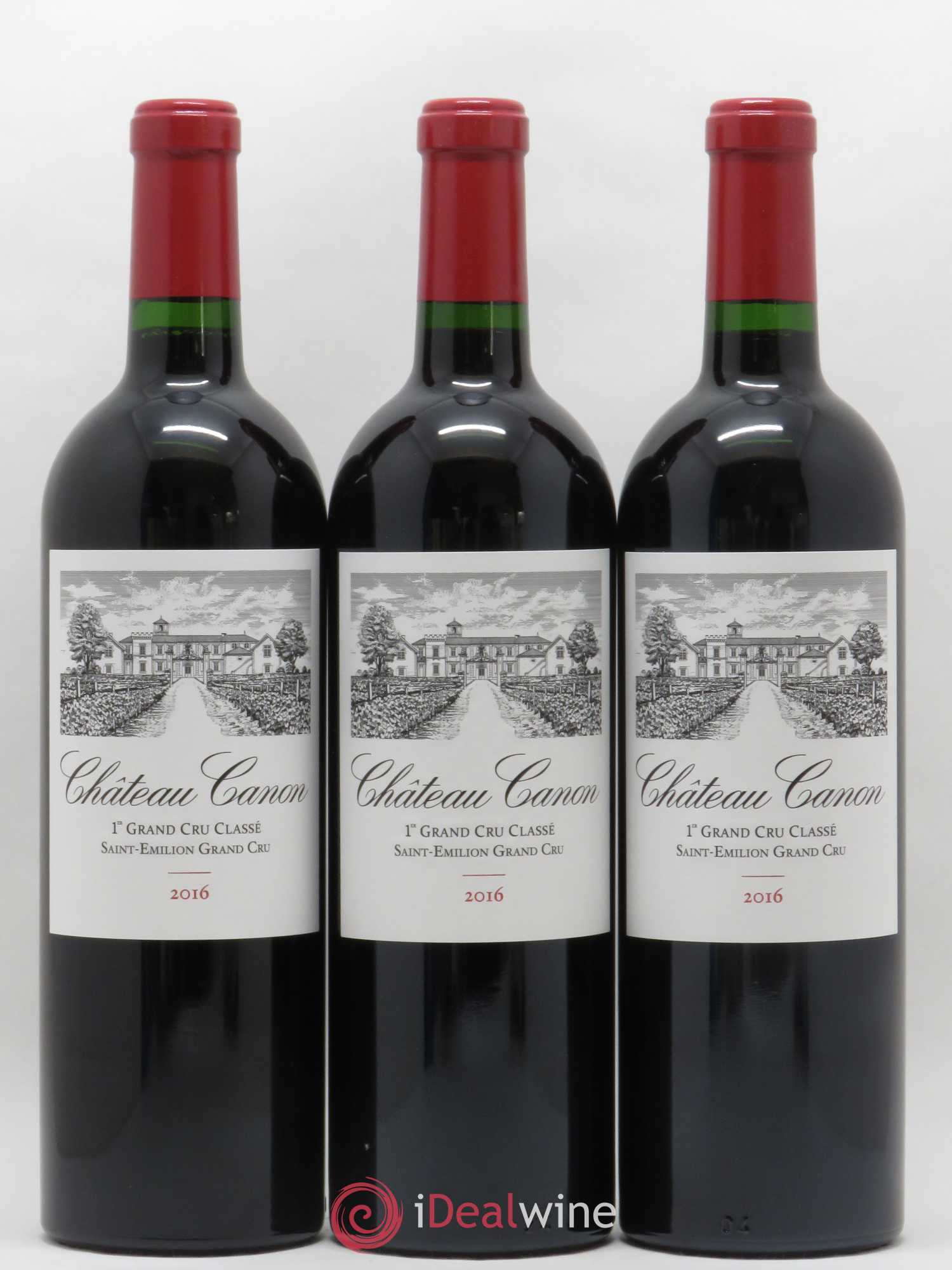 Château Canon 1er Grand Cru Classé B 2016 - Lot de 6 bouteilles - 1