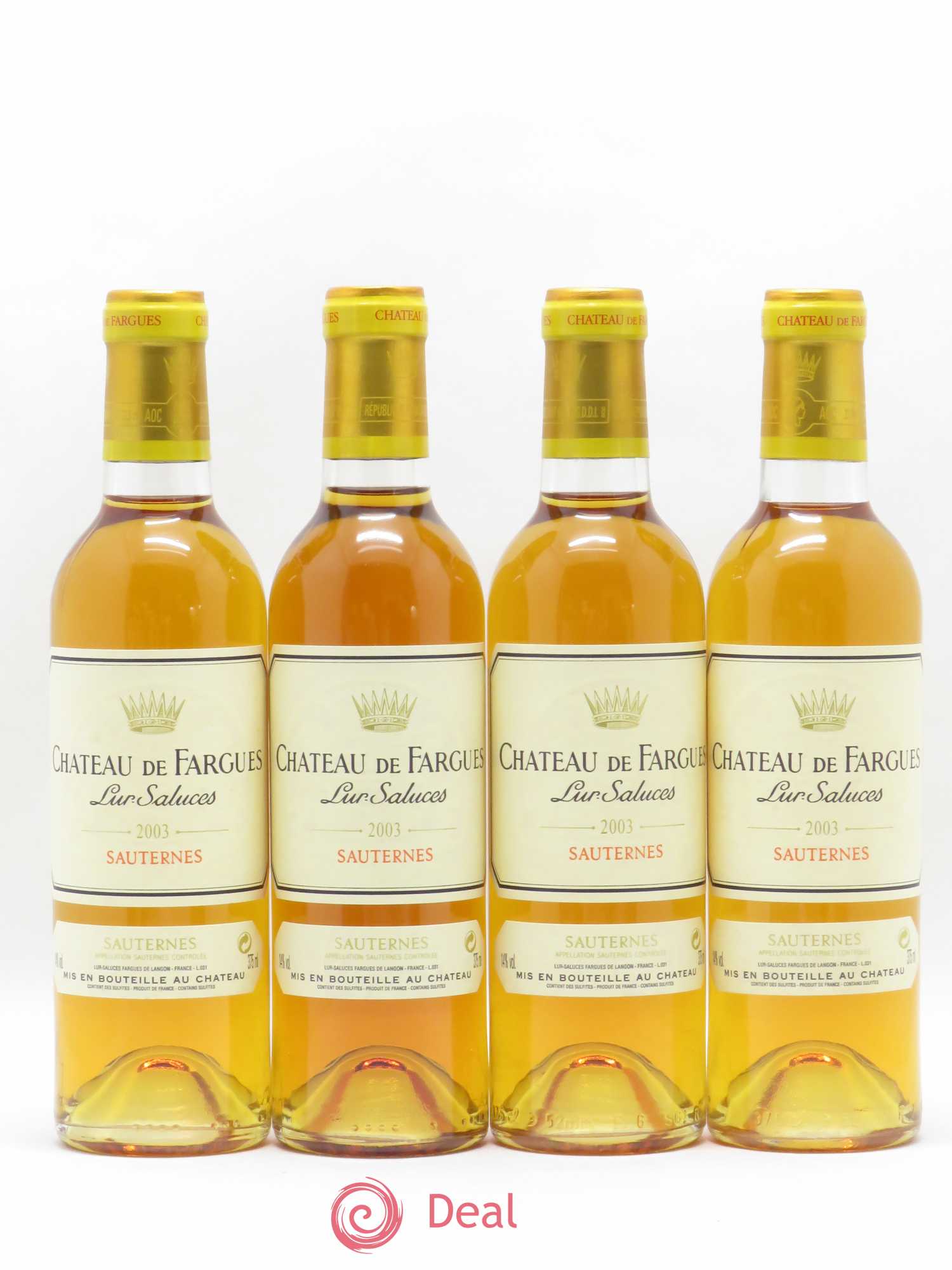 Château de Fargues 2003 - Posten von 24 Demi-Flaschen - 3