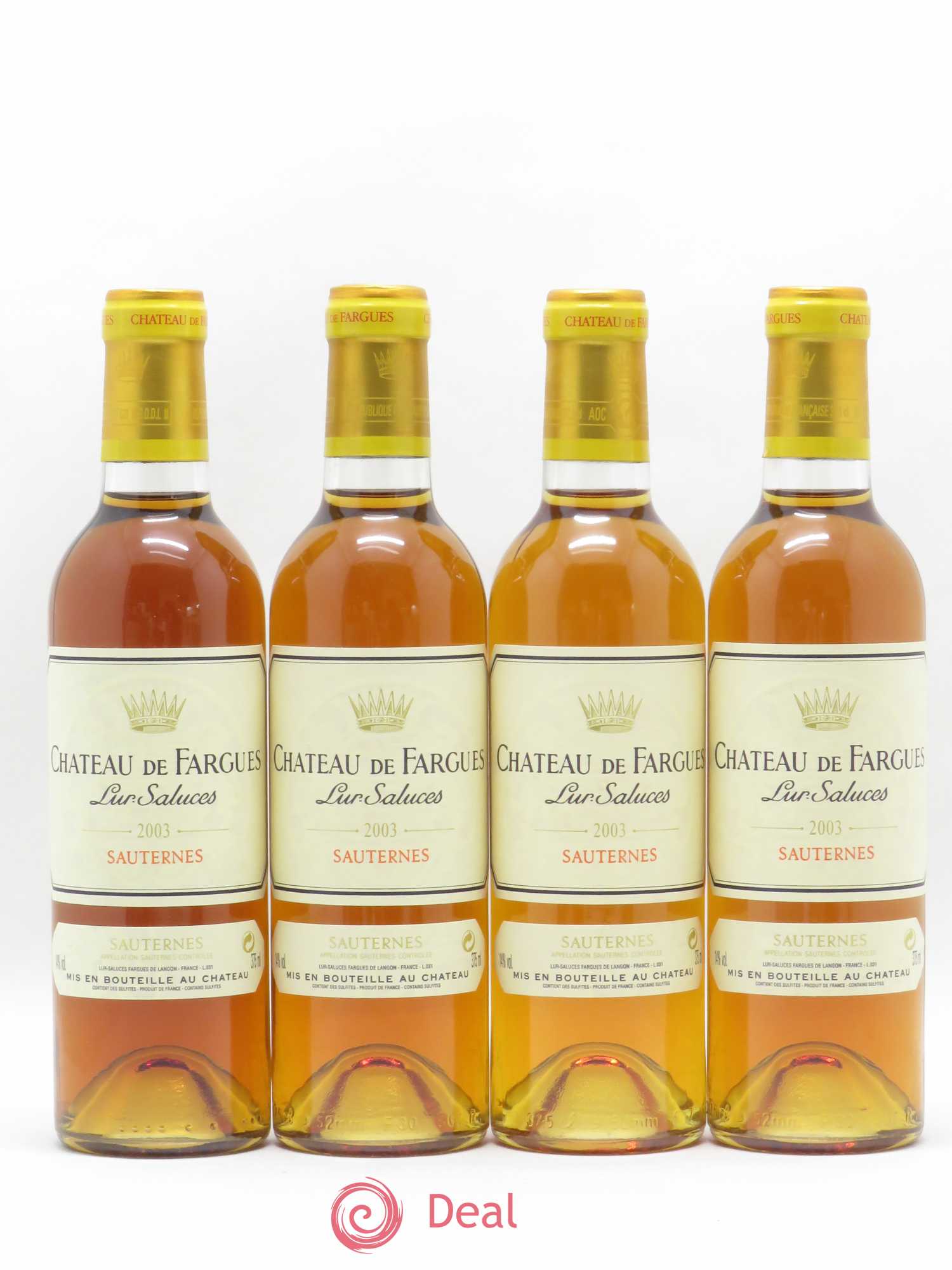 Château de Fargues 2003 - Posten von 24 Demi-Flaschen - 4