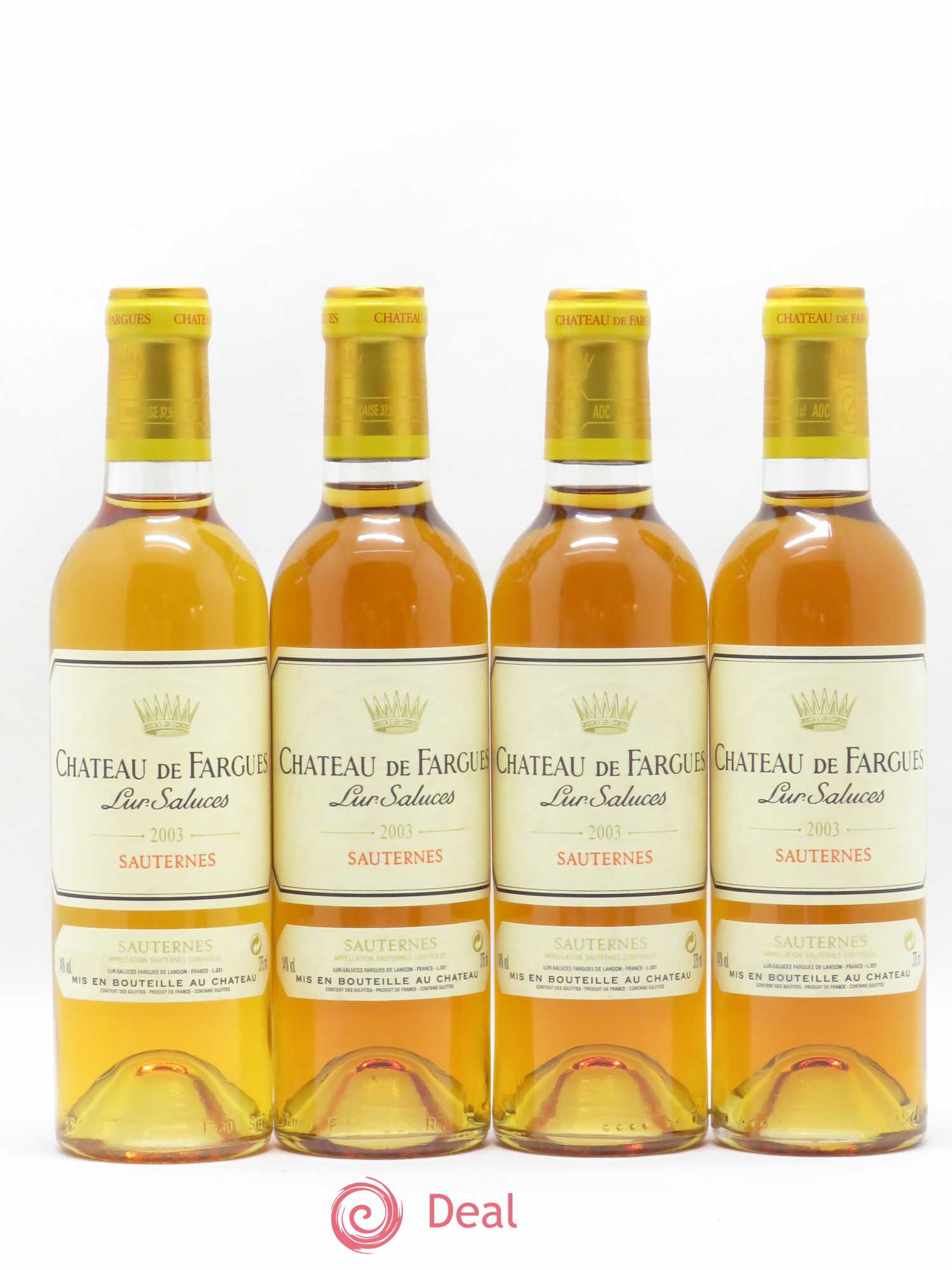 Château de Fargues 2003 - Posten von 24 Demi-Flaschen - 5