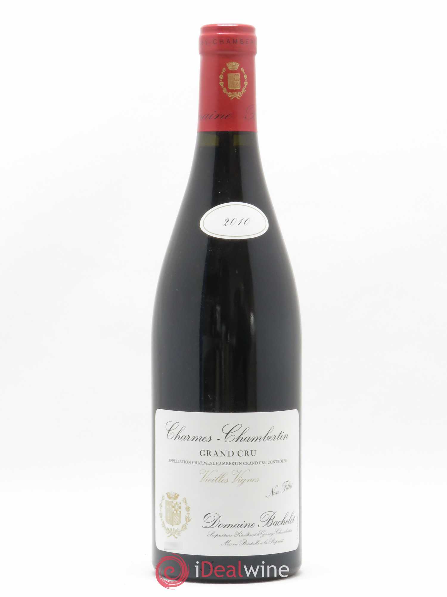 Charmes-Chambertin Grand Cru Vieilles Vignes Denis Bachelet (Domaine) 2010 - Lot de 1 bouteille - 0