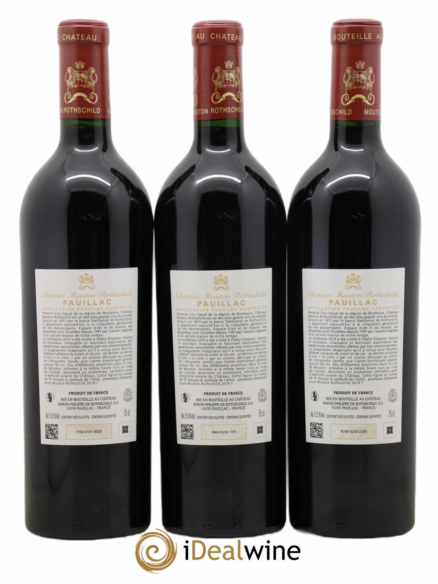 Château Mouton Rothschild 1er Grand Cru Classé 2019 - Lot de 6 bouteilles - 2