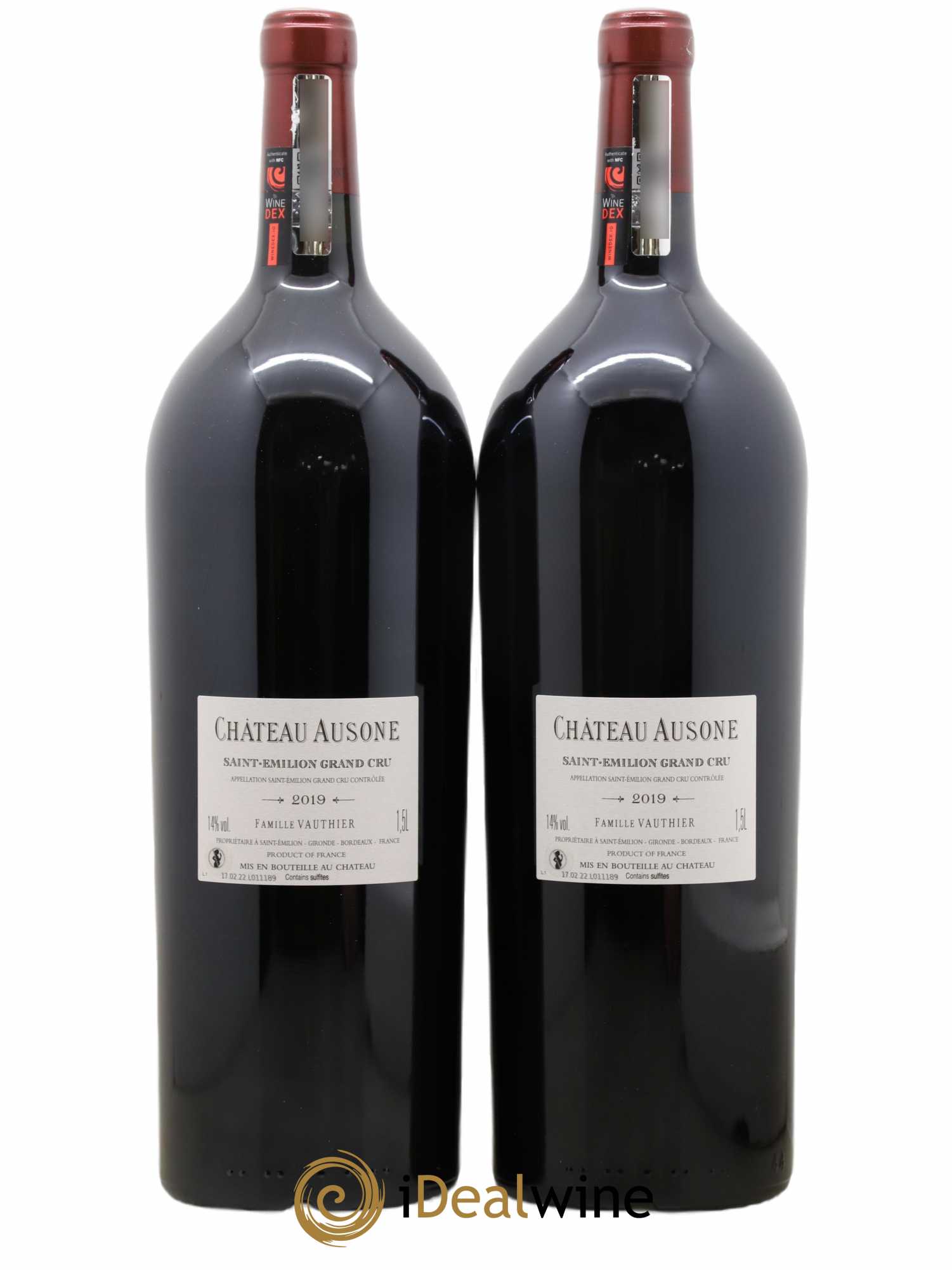 Château Ausone 1er Grand Cru Classé A 2019 - Lot de 2 magnums - 1