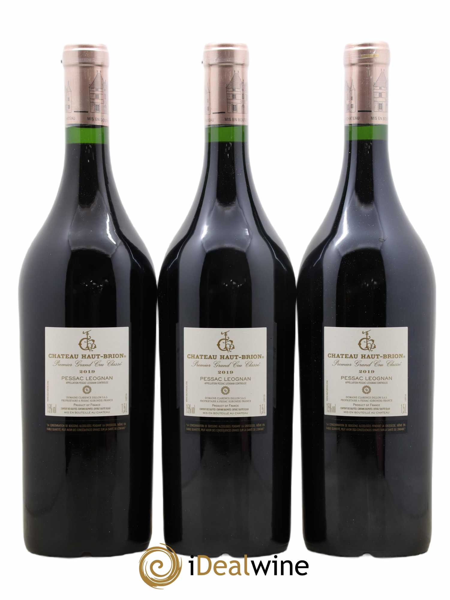 Château Haut Brion 1er Grand Cru Classé 2019 - Lot de 3 magnums - 1