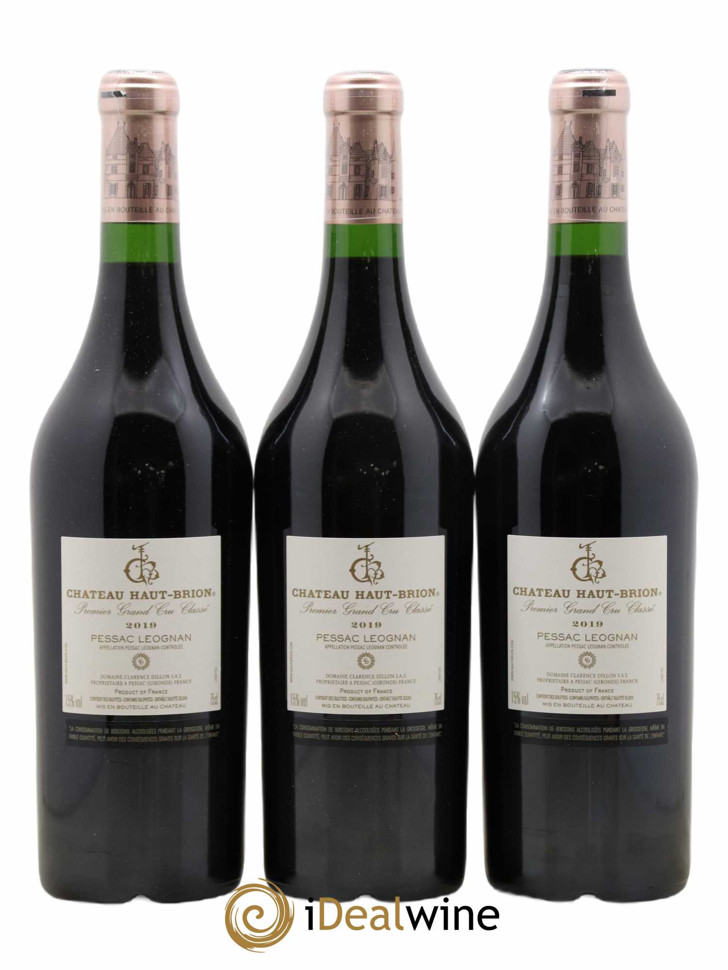 Château Haut Brion 1er Grand Cru Classé 2019 - Lot de 6 bouteilles - 2
