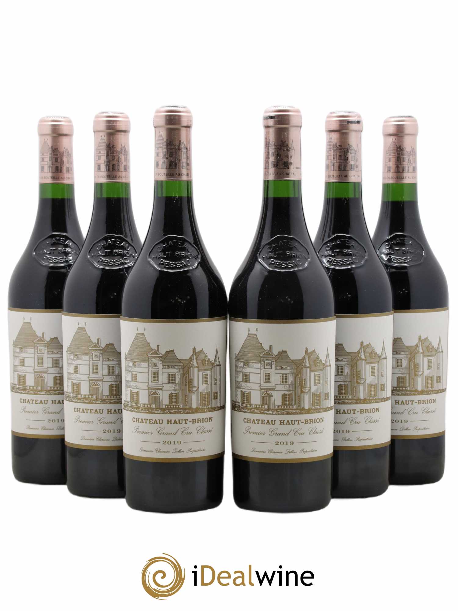 Château Haut Brion 1er Grand Cru Classé 2019 - Lot de 6 bouteilles - 0